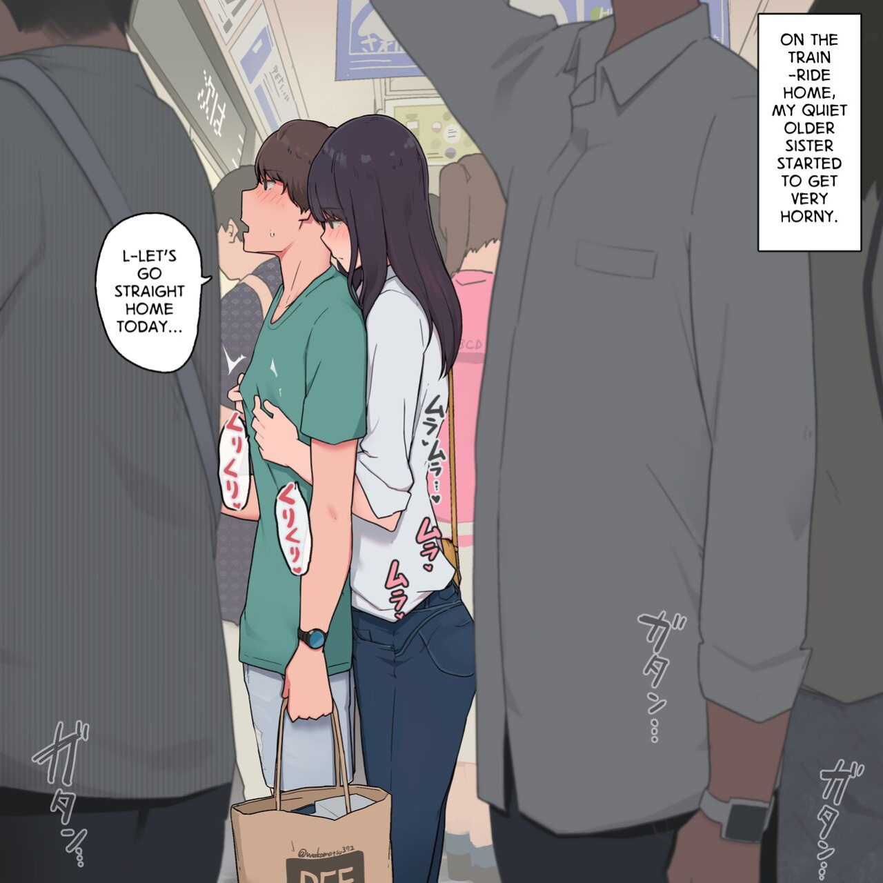 [Wakamatsu] Otouto o Isei to Shite Isshiki Shite Shimau Mukuchi na Onee-chan | A Quiet Older Sister Who Has Come to See Her Brother as a Man