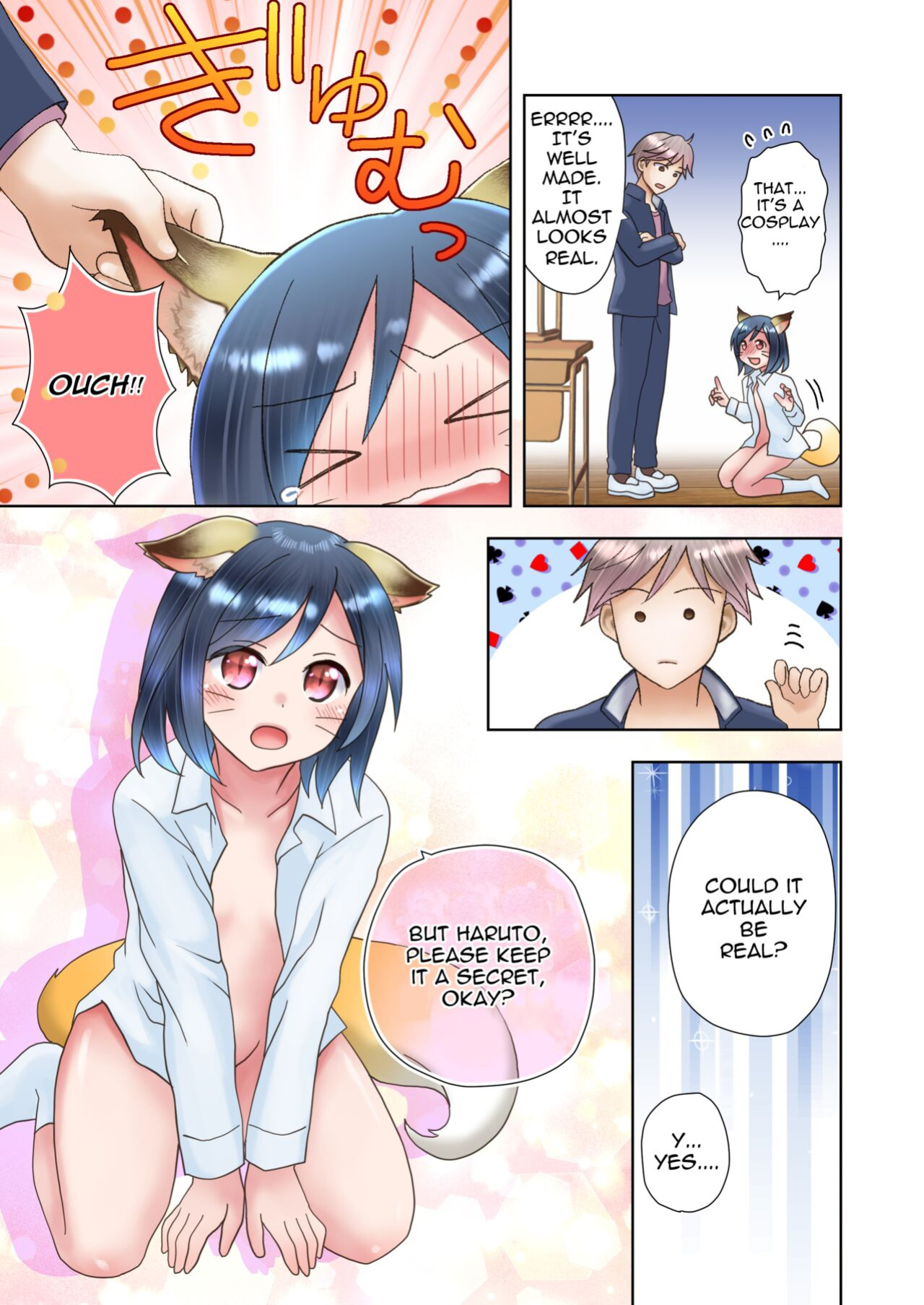 [Amuai Okashi Seisakusho (Kaiware Daikon, Yuukey)] Senpai no Shoutai ga Youko da to Shitte shimattara, Kenzoku-ka sarete shimatta Ken [Quatloco]