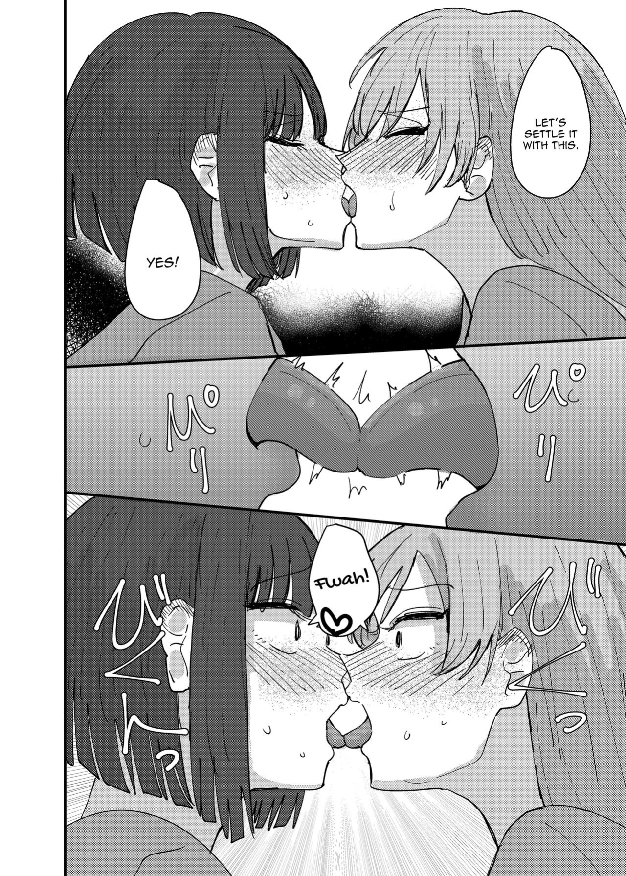 [Aweida] Daigaku no Senpai to Nori de Kiss Shitetara Sono Hi no Uchi ni Issen Koechatta Hanashi | A Story About Kissing A College Senior And Crossing The Line In The Same Day [IXIA WORKS]