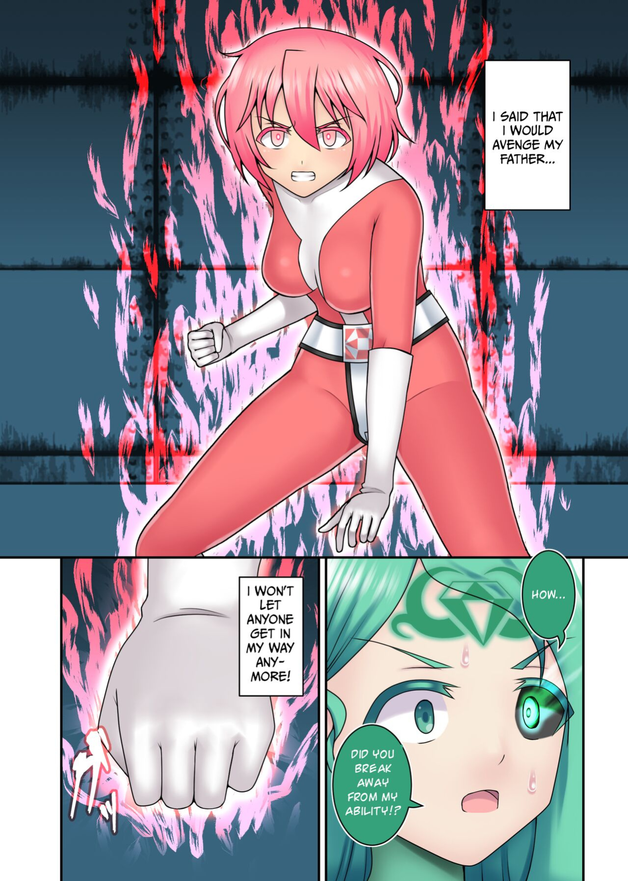 [STUDIO HP+ (IceLee)] Teisou Sentai Virginal Colors Saishuuwa | Chastity Sentai Chaste Colors Ch. 6