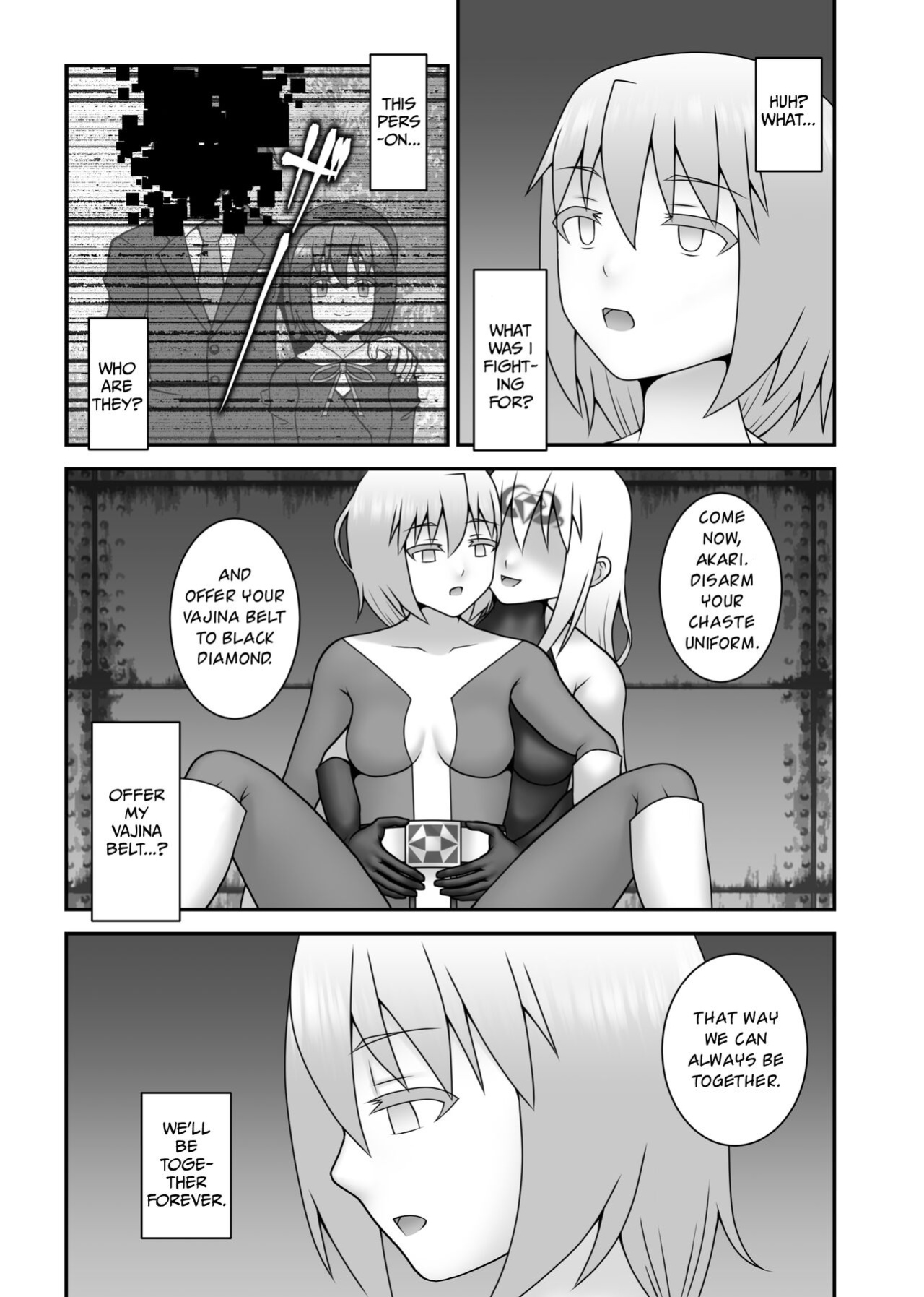 [STUDIO HP+ (IceLee)] Teisou Sentai Virginal Colors Saishuuwa | Chastity Sentai Chaste Colors Ch. 6