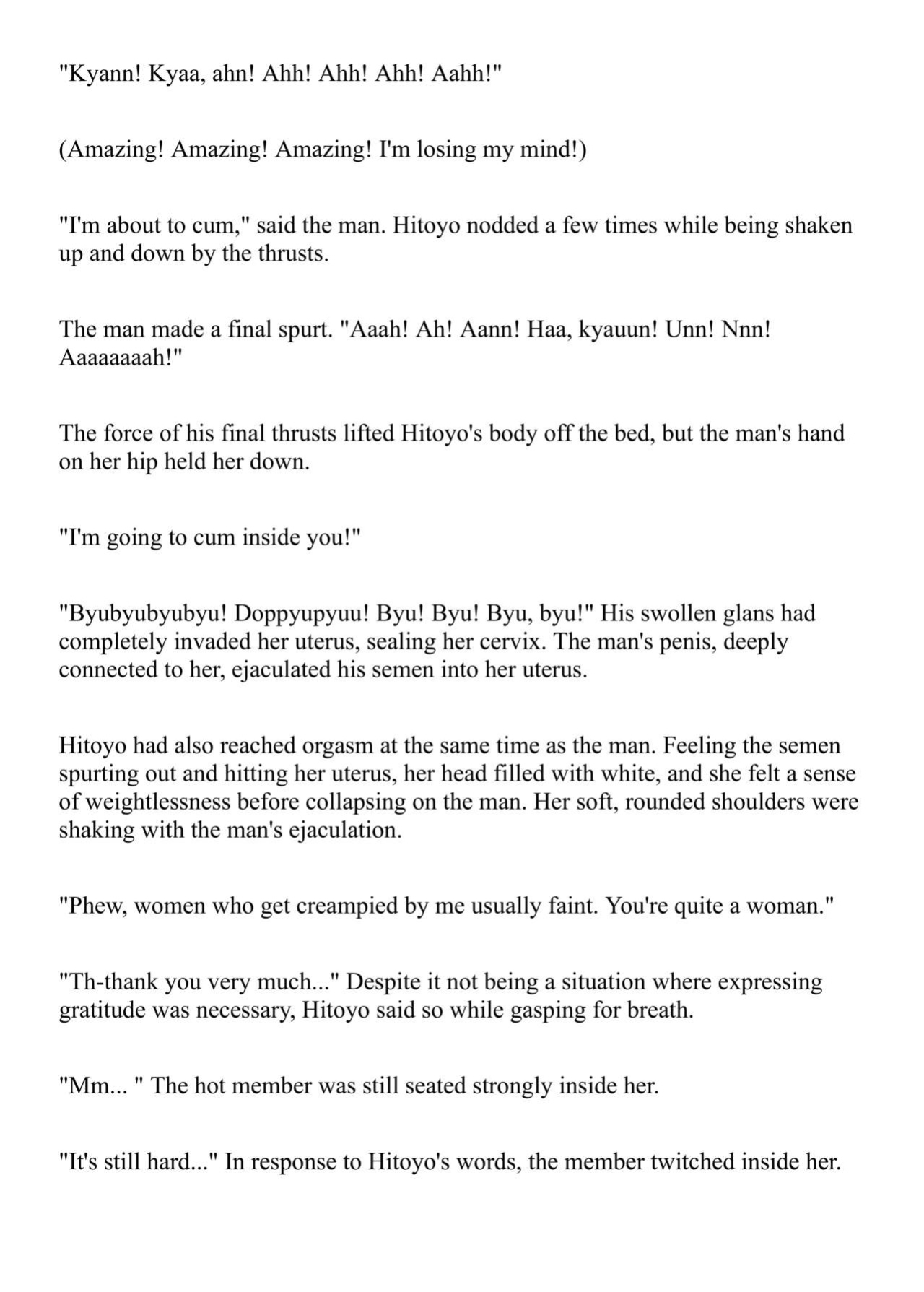 [Pony Farm (Bonnie)] Hitoyo-chan no Junan Short Story 3