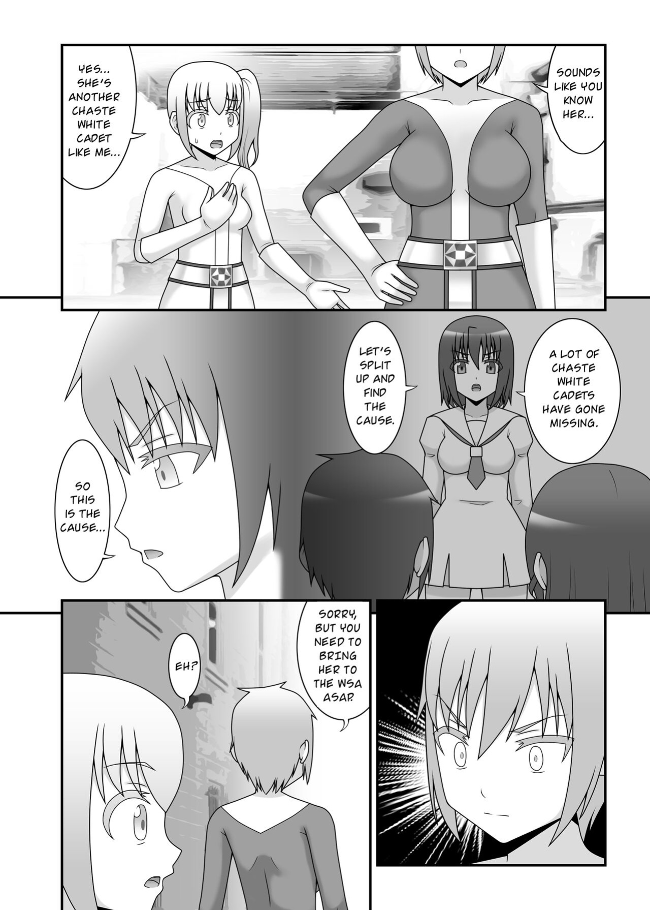 [STUDIO HP+ (IceLee)] Teisou Sentai Virginal Colors Ch.3 | Chastity Sentai Chaste Colors Ch. 3