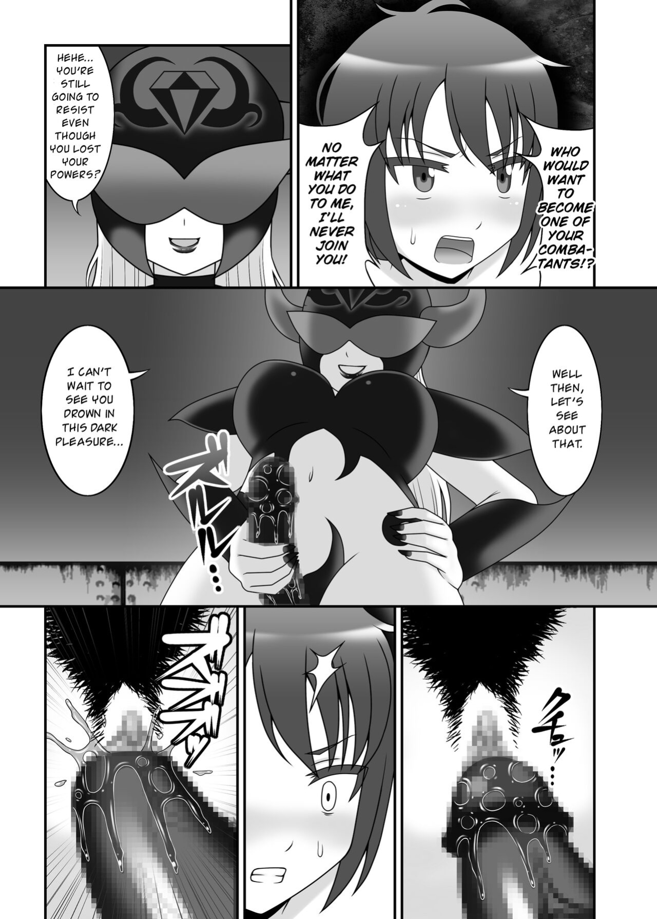 [STUDIO HP+ (IceLee)] Teisou Sentai Virginal Colors Ch.3 | Chastity Sentai Chaste Colors Ch. 3