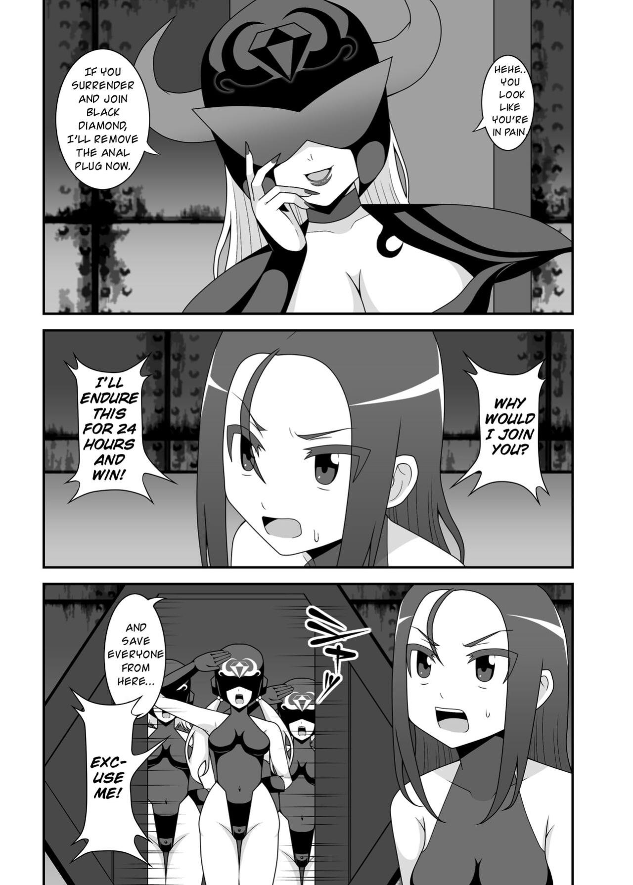 [STUDIO HP+ (IceLee)] Teisou Sentai Virginal Colors Ch.2 | Chastity Sentai Chaste Colors Ch.2
