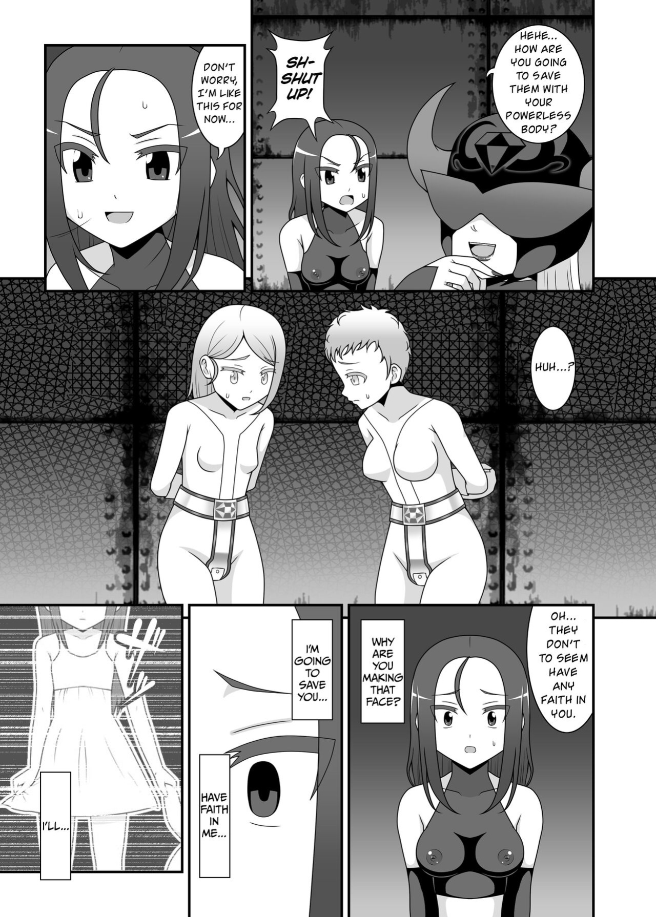 [STUDIO HP+ (IceLee)] Teisou Sentai Virginal Colors Ch.2 | Chastity Sentai Chaste Colors Ch.2