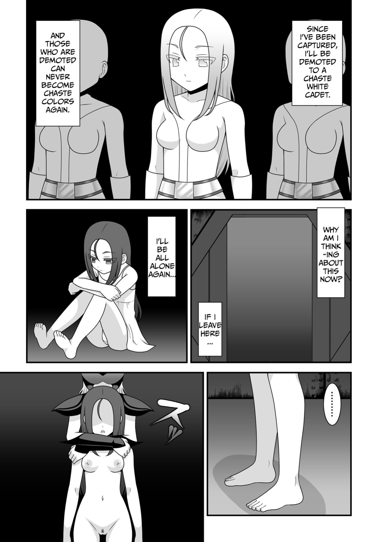 [STUDIO HP+ (IceLee)] Teisou Sentai Virginal Colors Ch.2 | Chastity Sentai Chaste Colors Ch.2