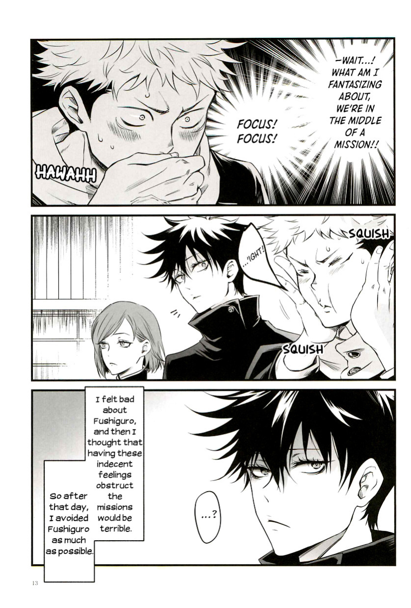 [Jurei no Mori (Ayame)] Tonari no Anoko ga Kawaikute! | The Boy Next Door Is So Cute (Jujutsu Kaisen) [Nonsense Group HQ]