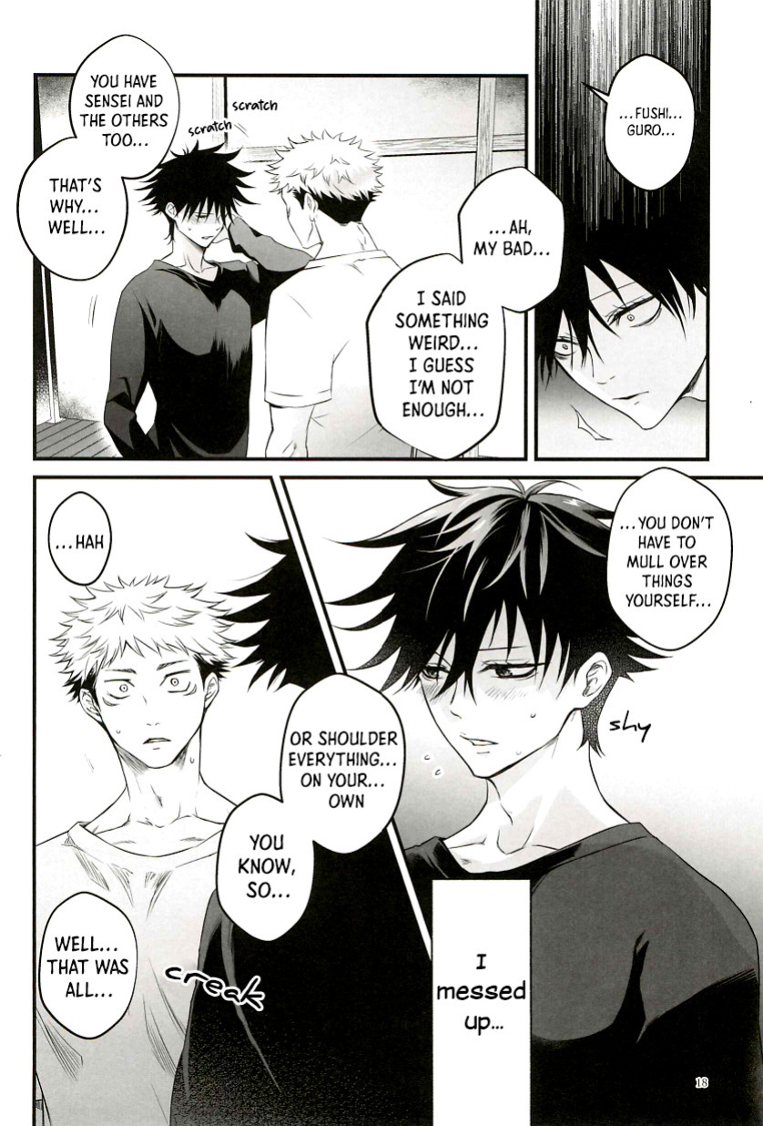 [Jurei no Mori (Ayame)] Tonari no Anoko ga Kawaikute! | The Boy Next Door Is So Cute (Jujutsu Kaisen) [Nonsense Group HQ]
