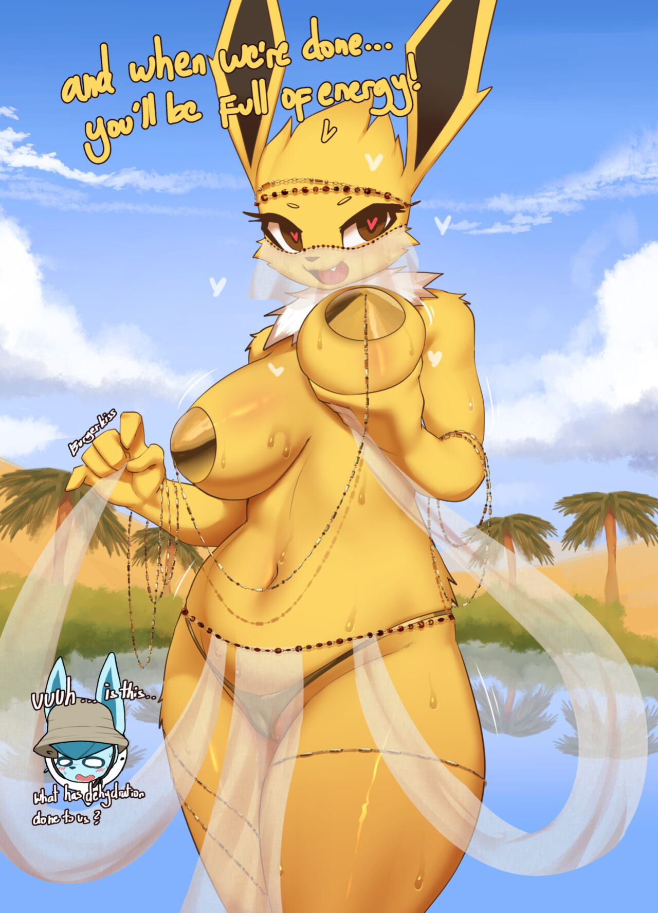 [Burgerkiss] eeveelution bellydancers part 1