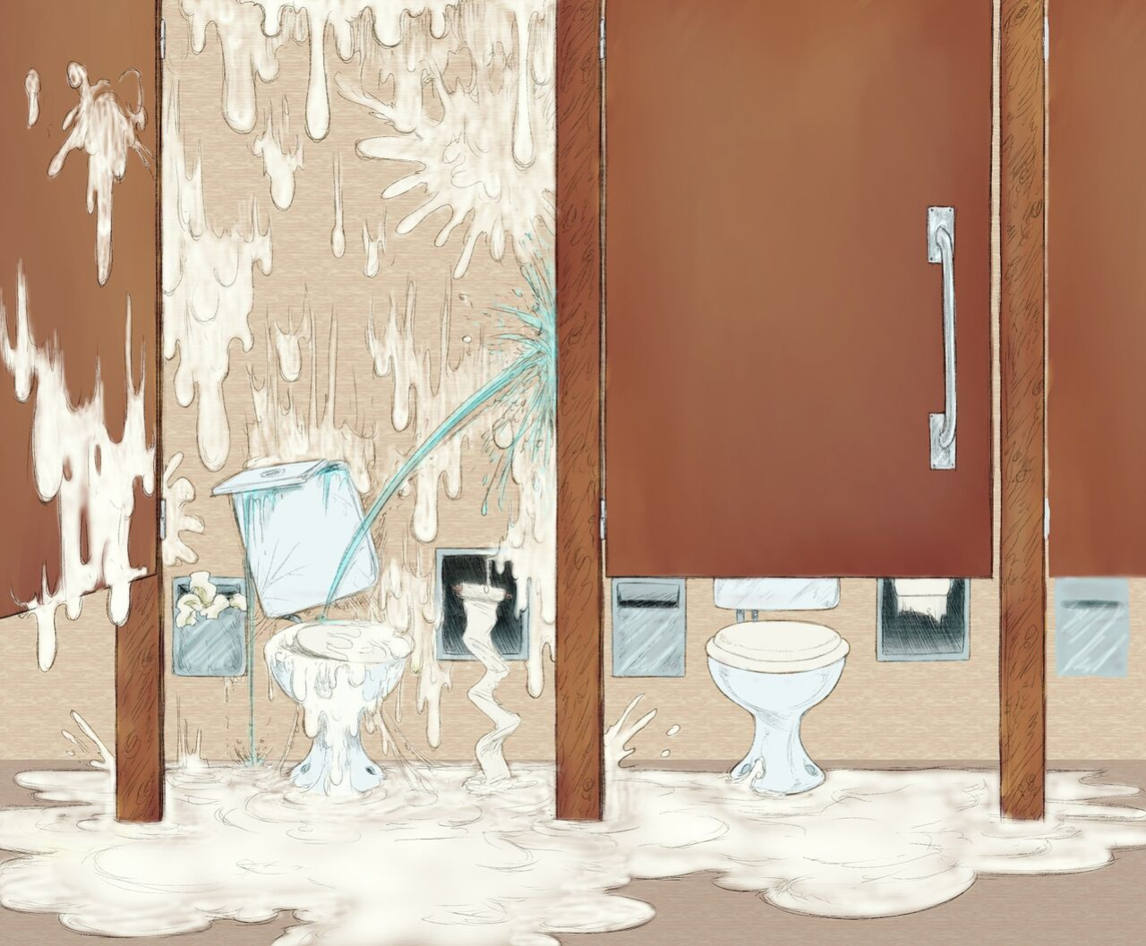 [Helmeet El Gato] Restroom Railings (Full)