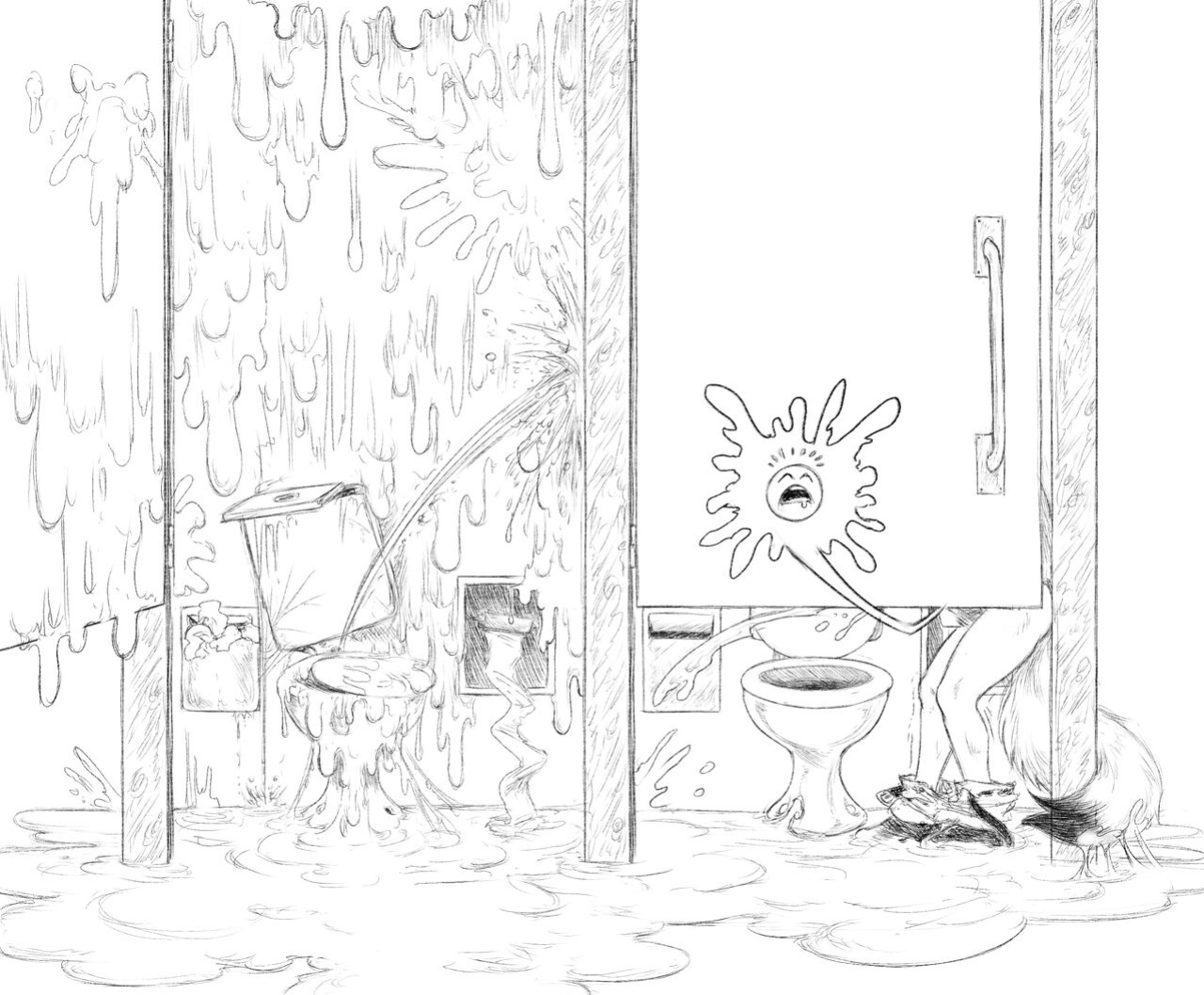 [Helmeet El Gato] Restroom Railings (Full)