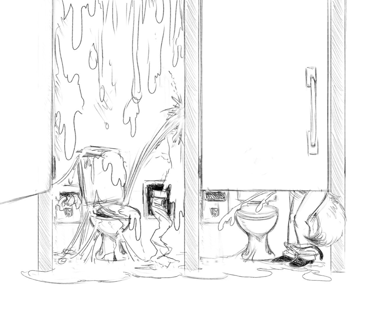 [Helmeet El Gato] Restroom Railings (Full)
