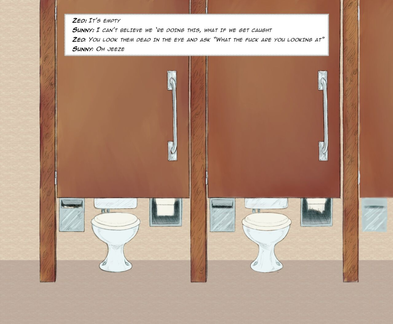 [Helmeet El Gato] Restroom Railings (Color)