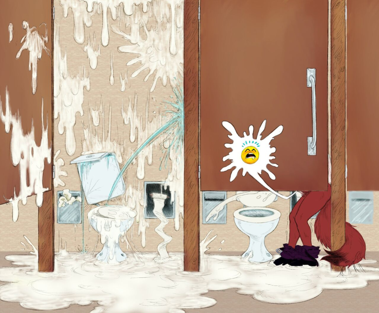 [Helmeet El Gato] Restroom Railings (Color)