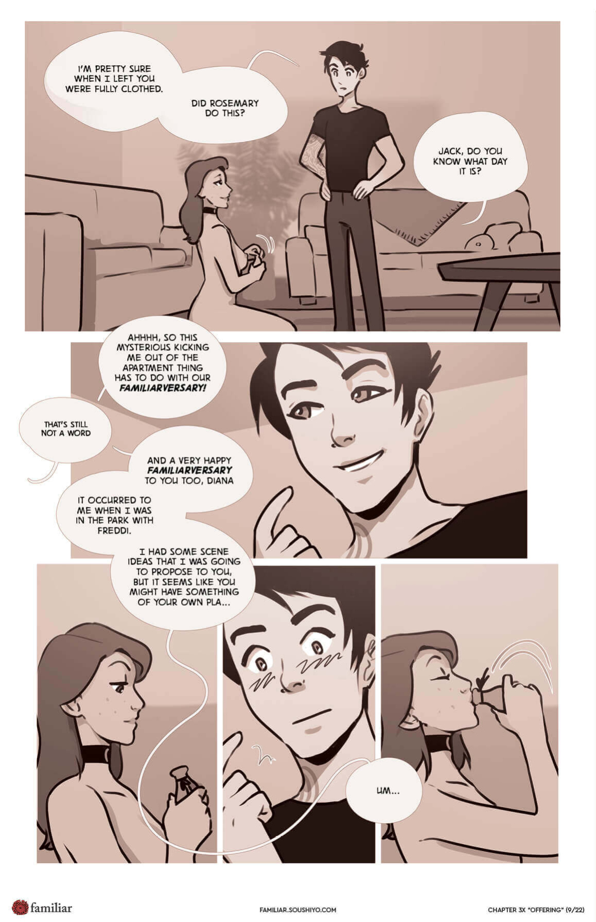 Familiar [Soushiyo] - Act 3 - Chapter 16.5 - Offering