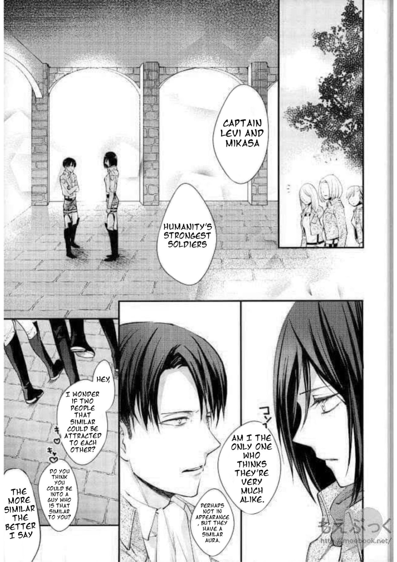 I Can't Wait by Sakuragawanaa (Attack on Titan Levi x Mikasa Doujin) English Translation