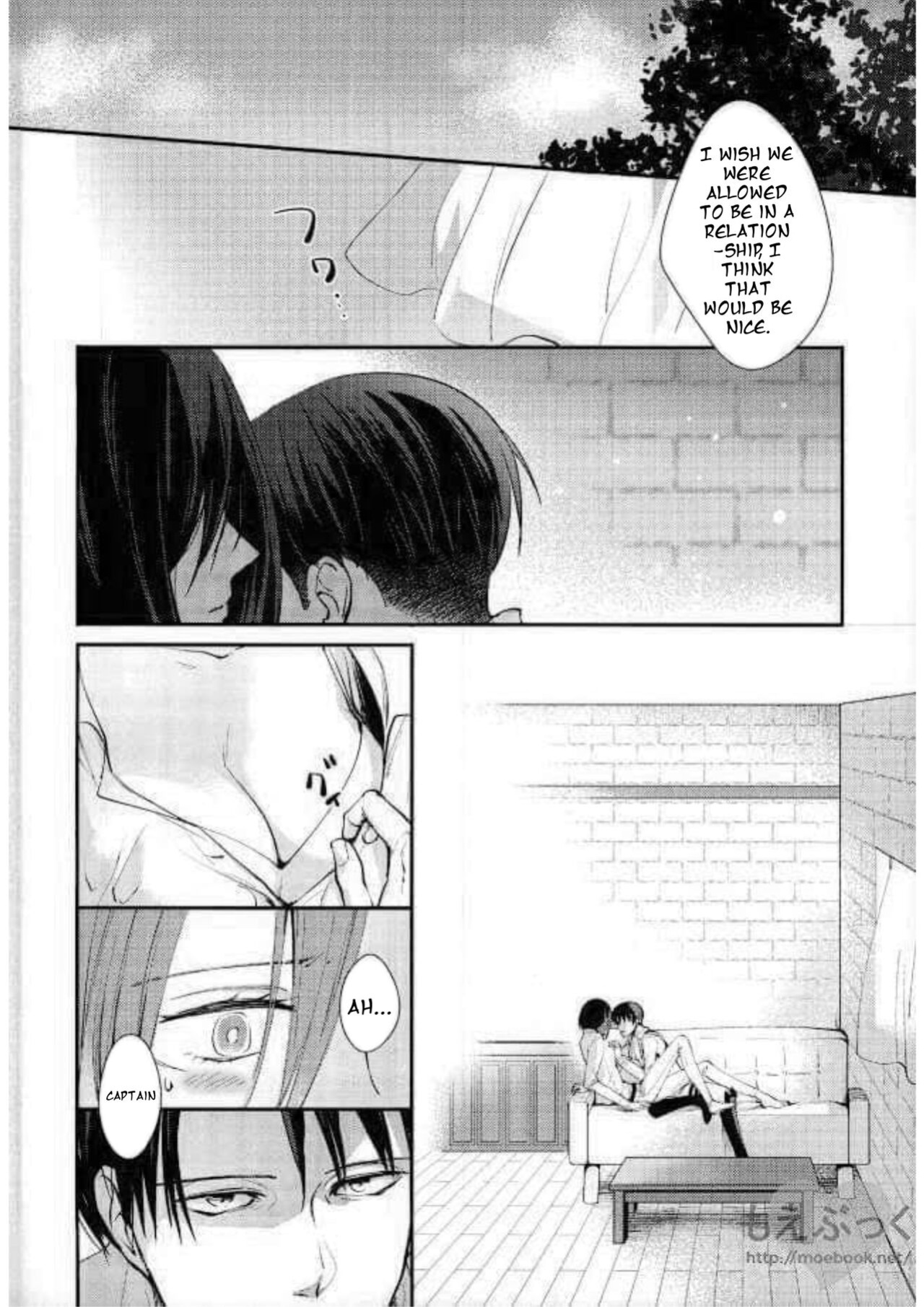 I Can't Wait by Sakuragawanaa (Attack on Titan Levi x Mikasa Doujin) English Translation