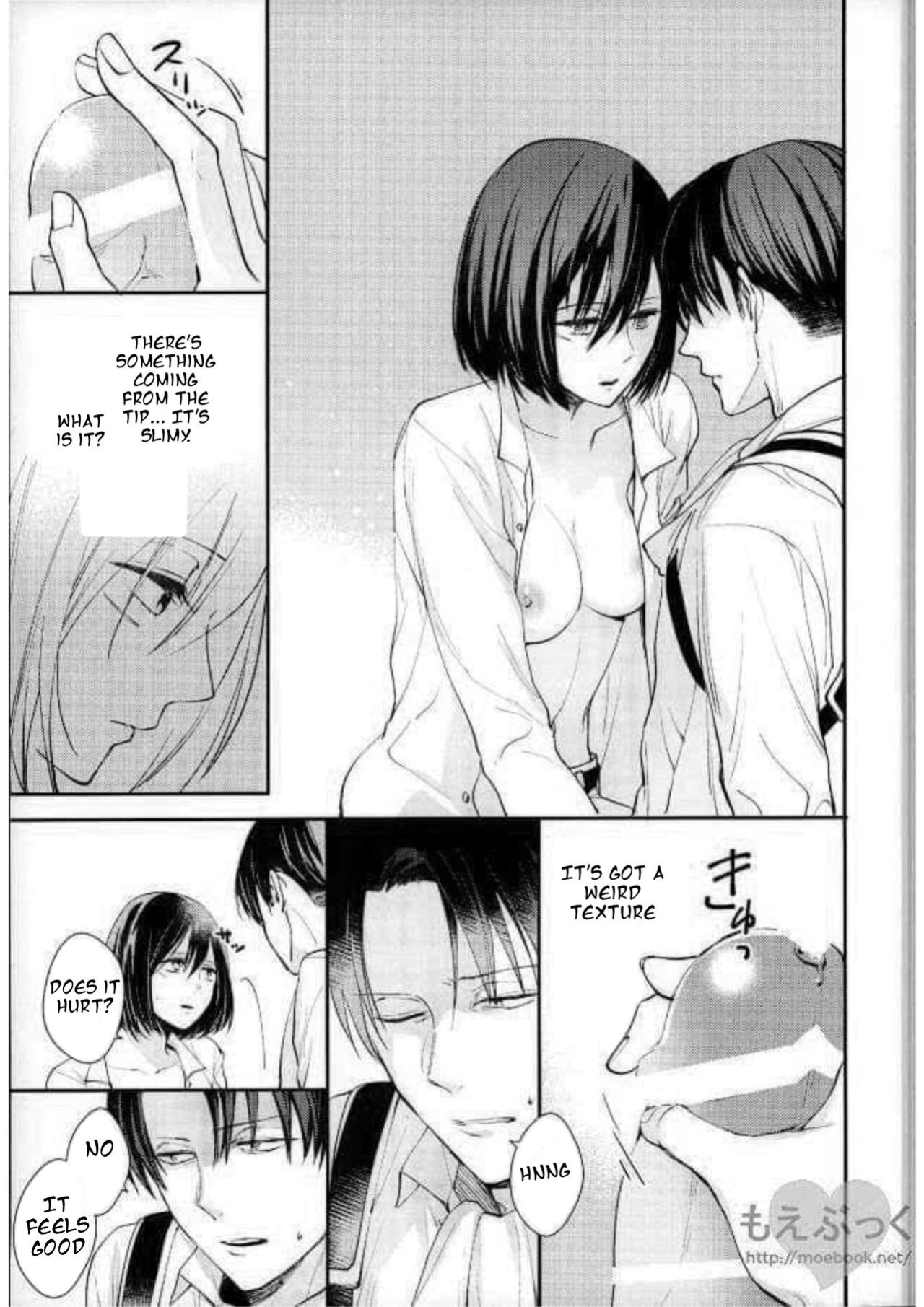 I Can't Wait by Sakuragawanaa (Attack on Titan Levi x Mikasa Doujin) English Translation