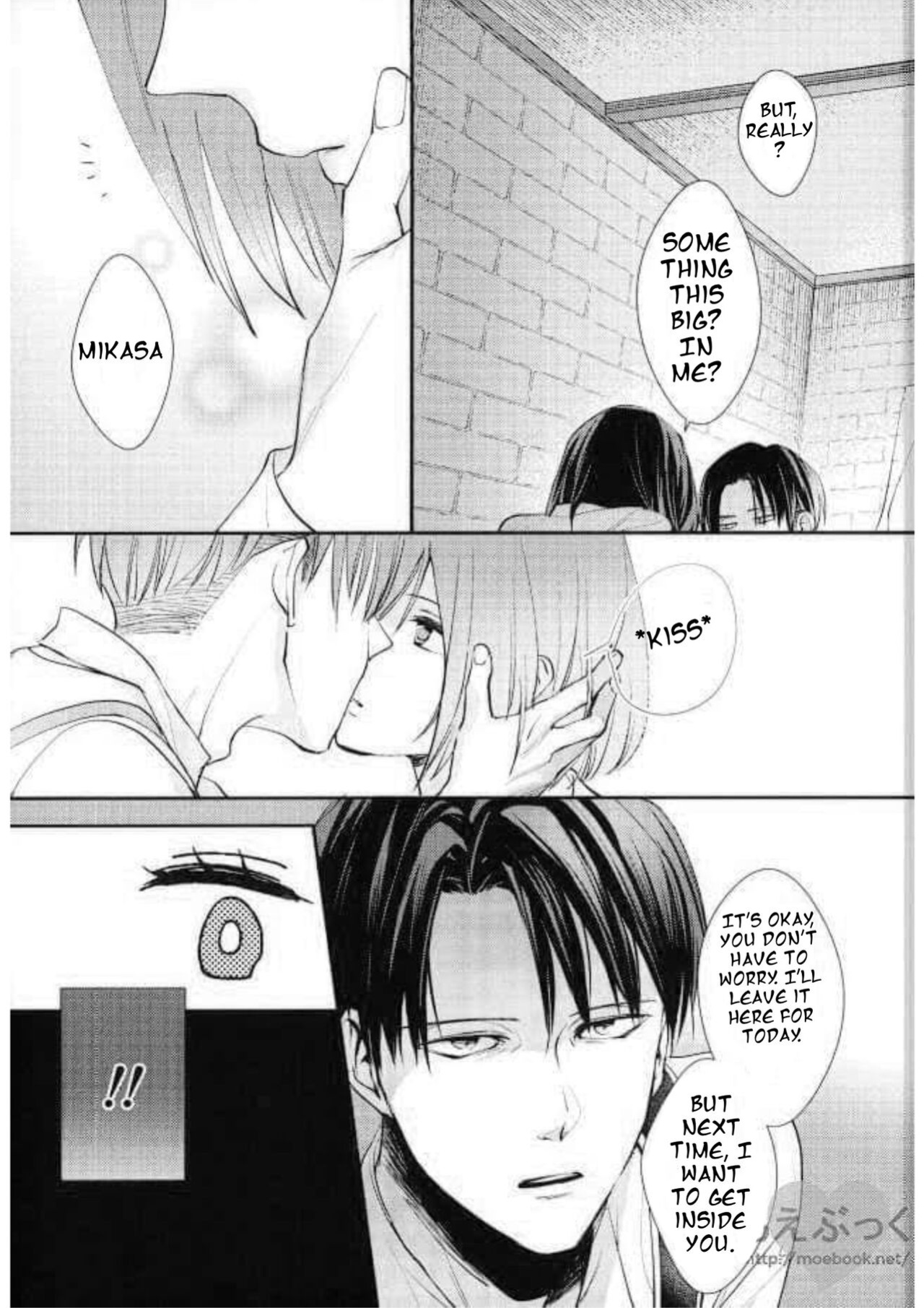 I Can't Wait by Sakuragawanaa (Attack on Titan Levi x Mikasa Doujin) English Translation