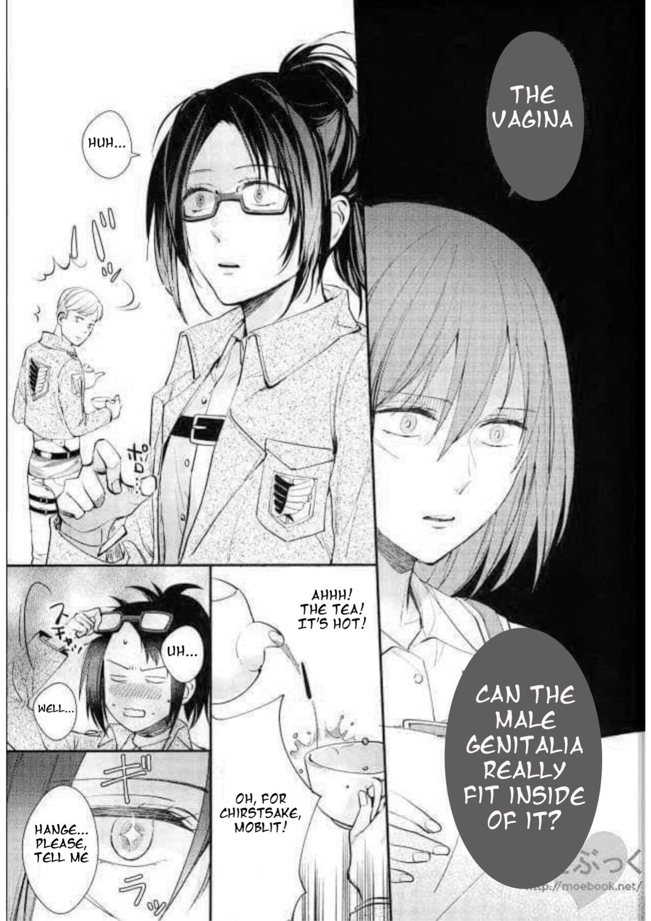 I Can't Wait by Sakuragawanaa (Attack on Titan Levi x Mikasa Doujin) English Translation
