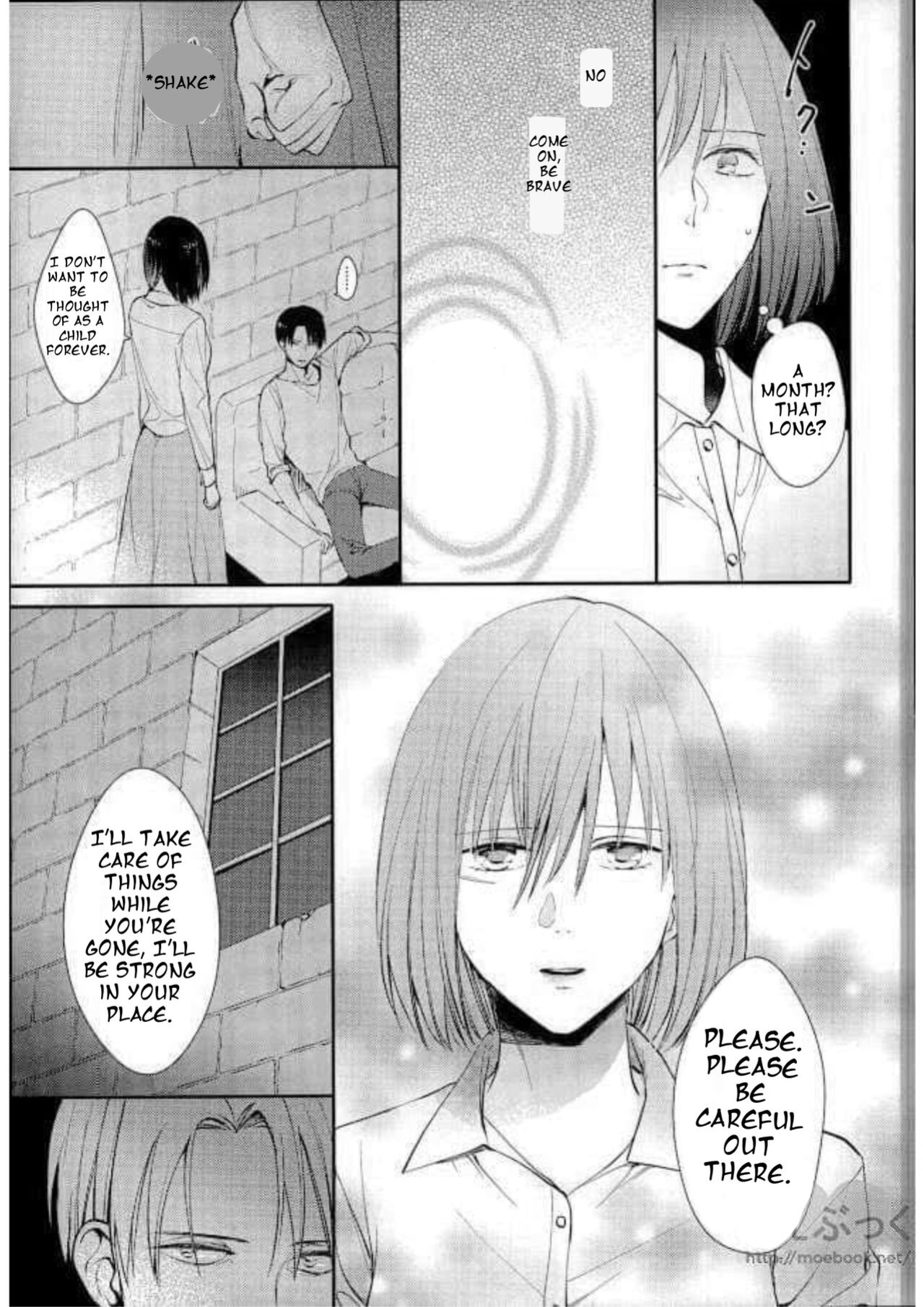 I Can't Wait by Sakuragawanaa (Attack on Titan Levi x Mikasa Doujin) English Translation