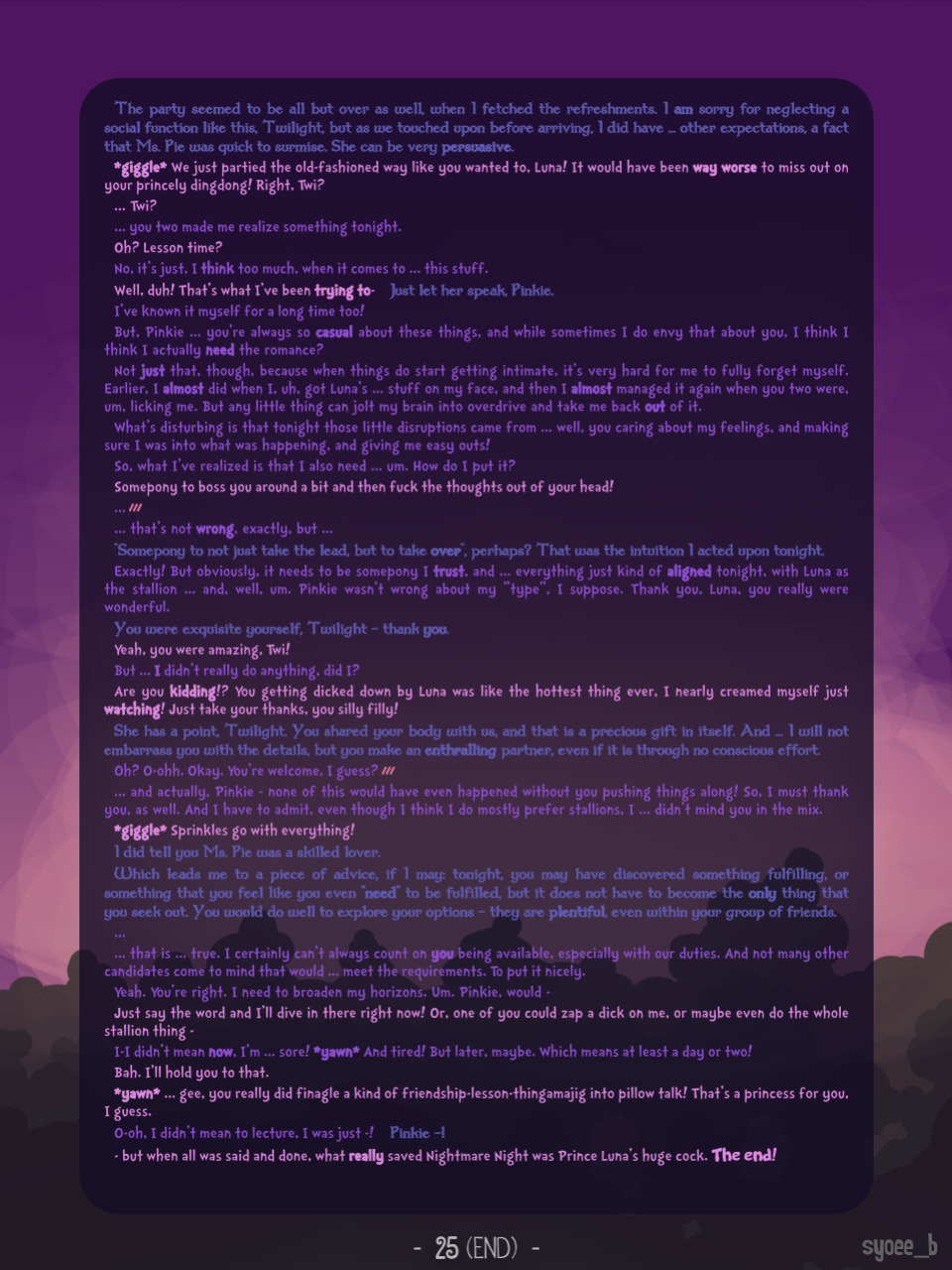 [syoeeb] A Happy Nightmare Night