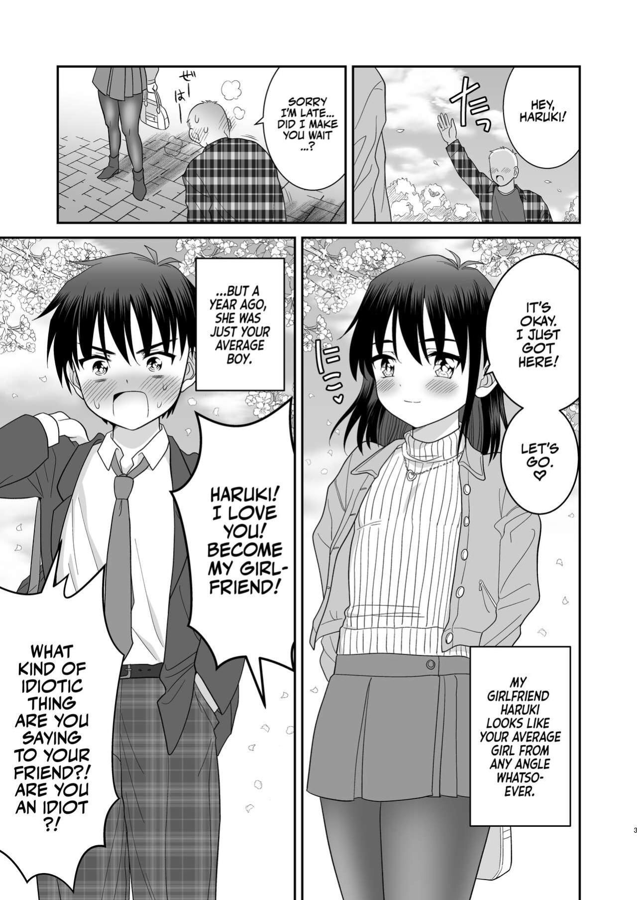 [Ohanabatake Typhoon (Anesaki Rachel)] Ore ga Omae no Kanojo ni Naru made | Becoming your Girlfriend [Team Rabu2]