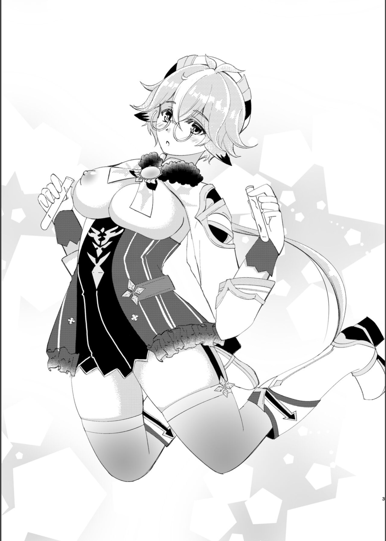 (C101) [Romantic London (Naohisa)] Jouai Renseijutsu | Affection Alchemy (Genshin Impact) [Kyuume]