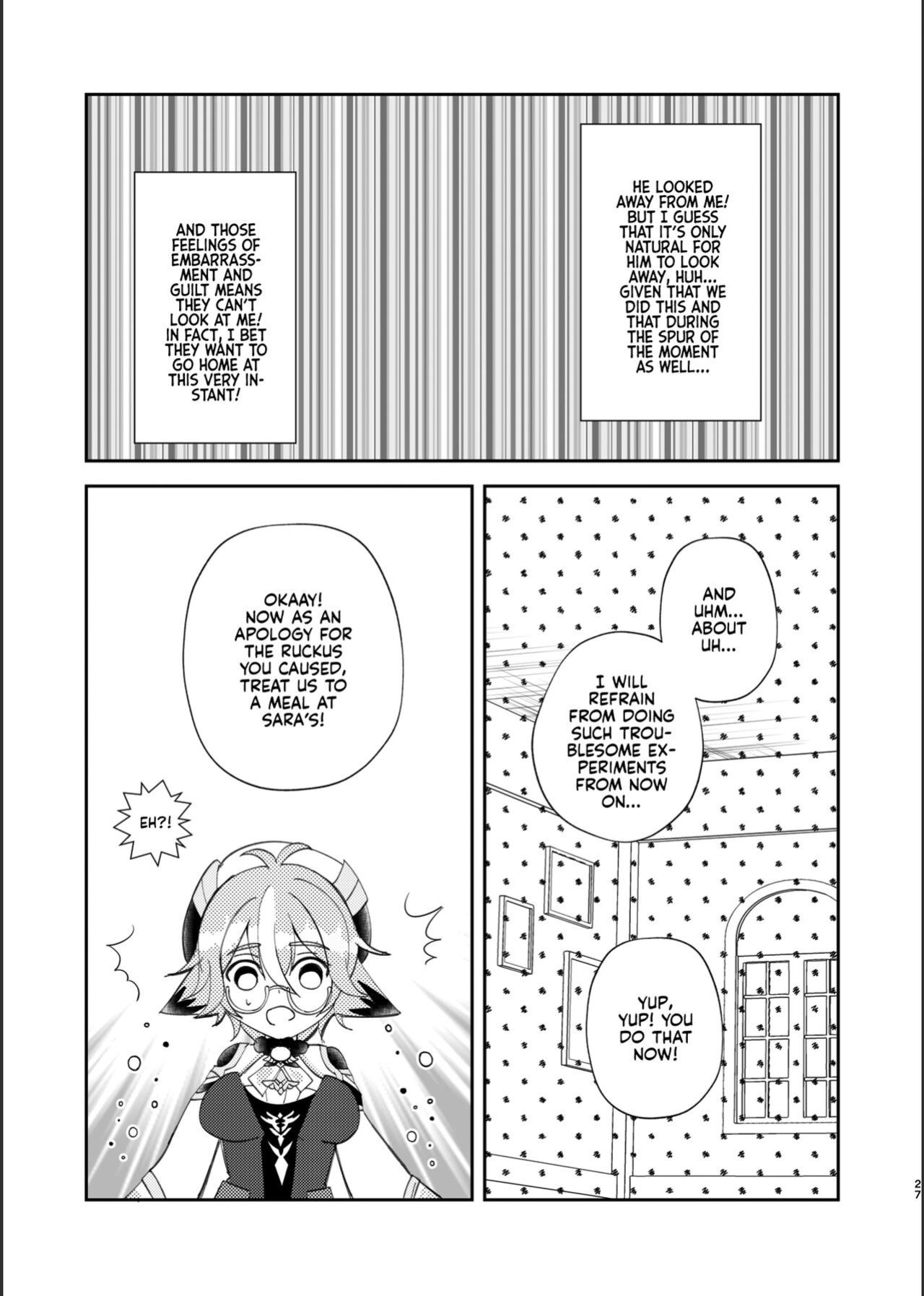 (C101) [Romantic London (Naohisa)] Jouai Renseijutsu | Affection Alchemy (Genshin Impact) [Kyuume]