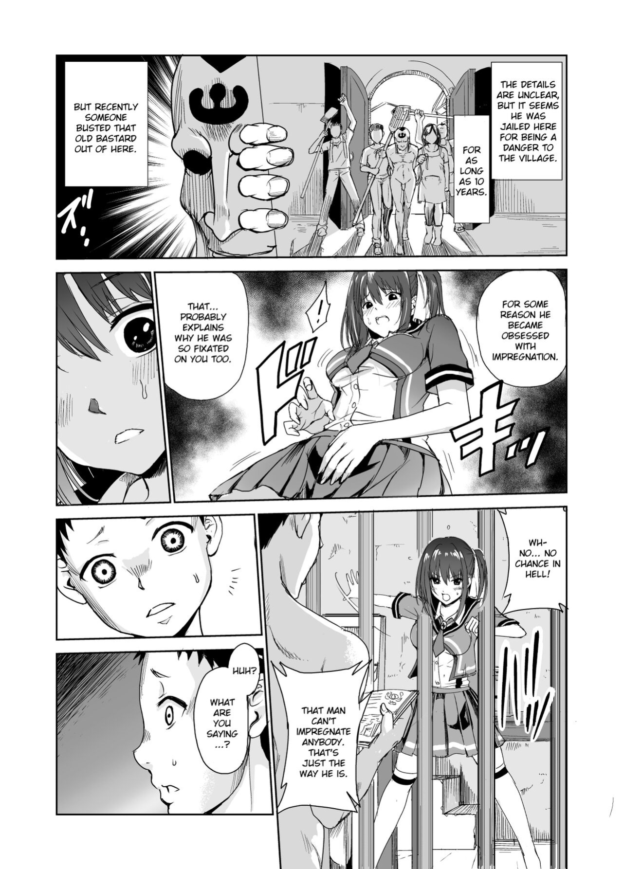 [Raid Socks (Tricky)] Tsuyagari Mura 3 ~Kareshi o Mamoru Tame Hikyou no Mura de Kyousei Gohoushi & NTR Sex~ [Ruru Scanlations]