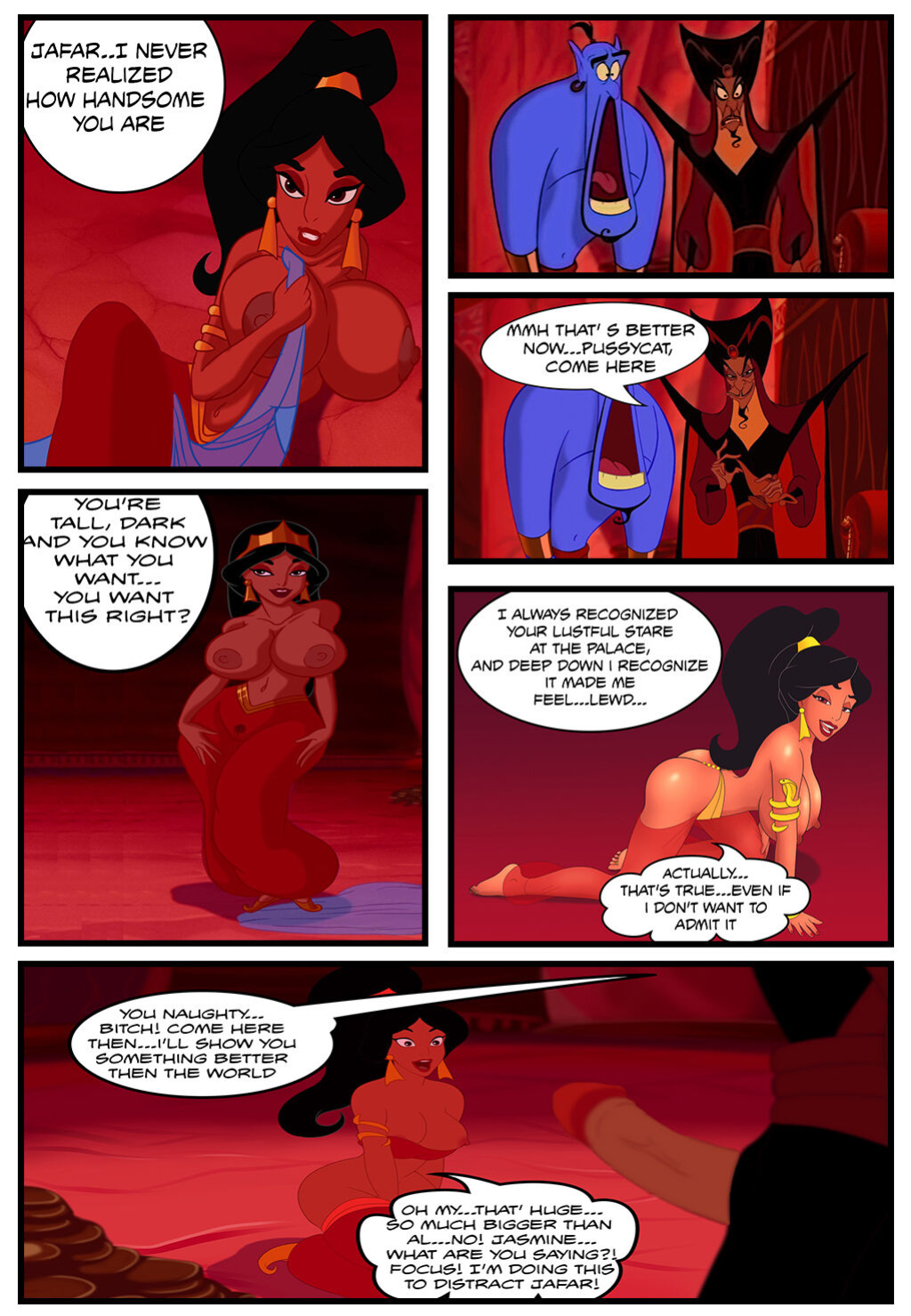 Jasmine wants Jafar (Aladdin)