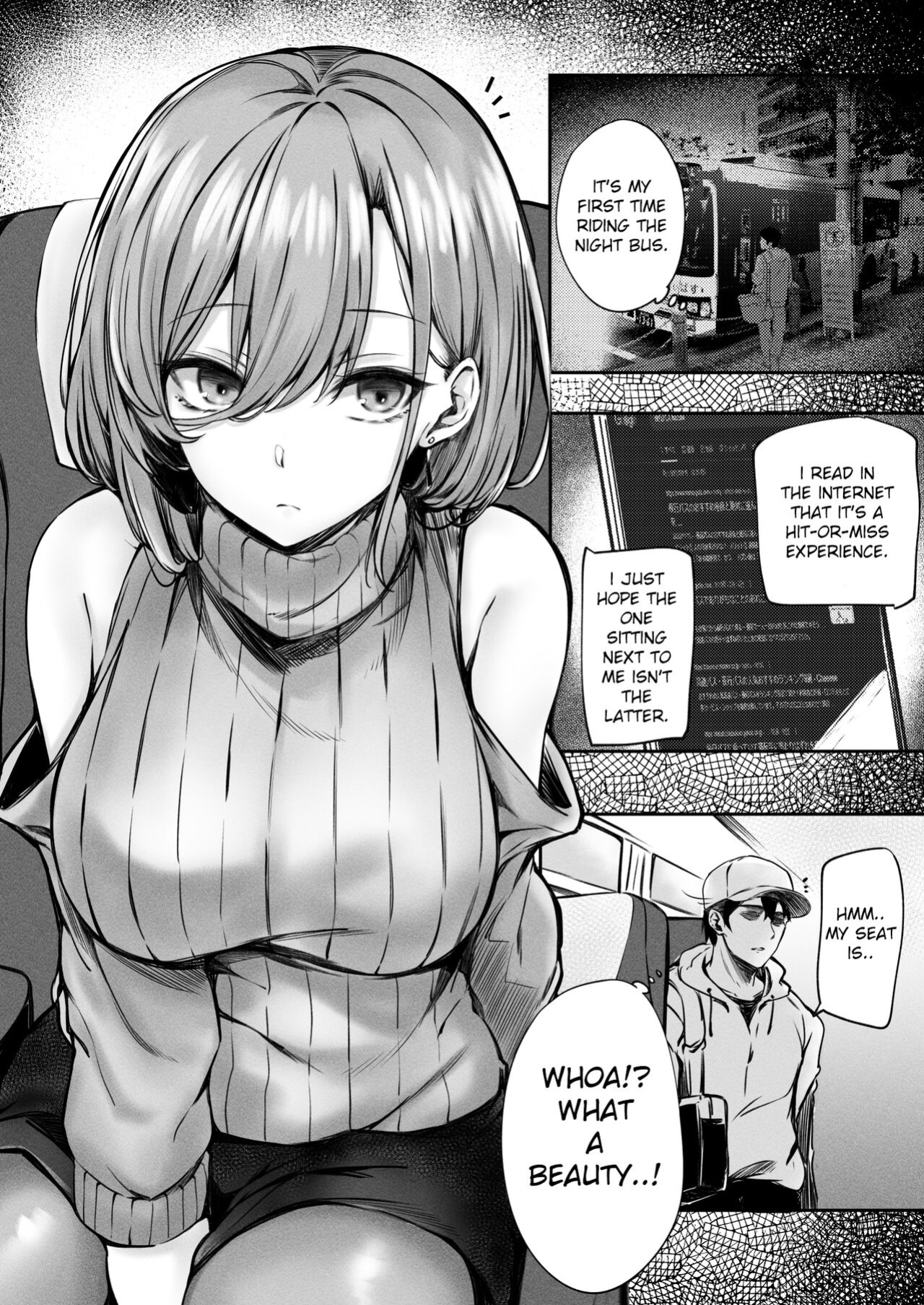 [FDSP (Sakagaki)] tonari no oneesan ga ero sugite shikottetara kossori nuite kureta hanashi | The Lady Next To Me Was Too Lewd I Masturbated And She Secretly Helped Me Out [flowerswamp]