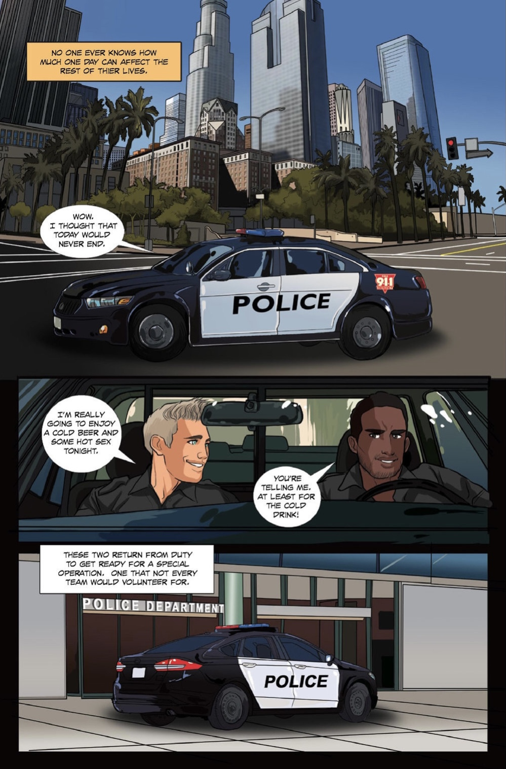 [Sunny Victor] Tales of the Naked Knight #1: Club Story 1 [Eng]