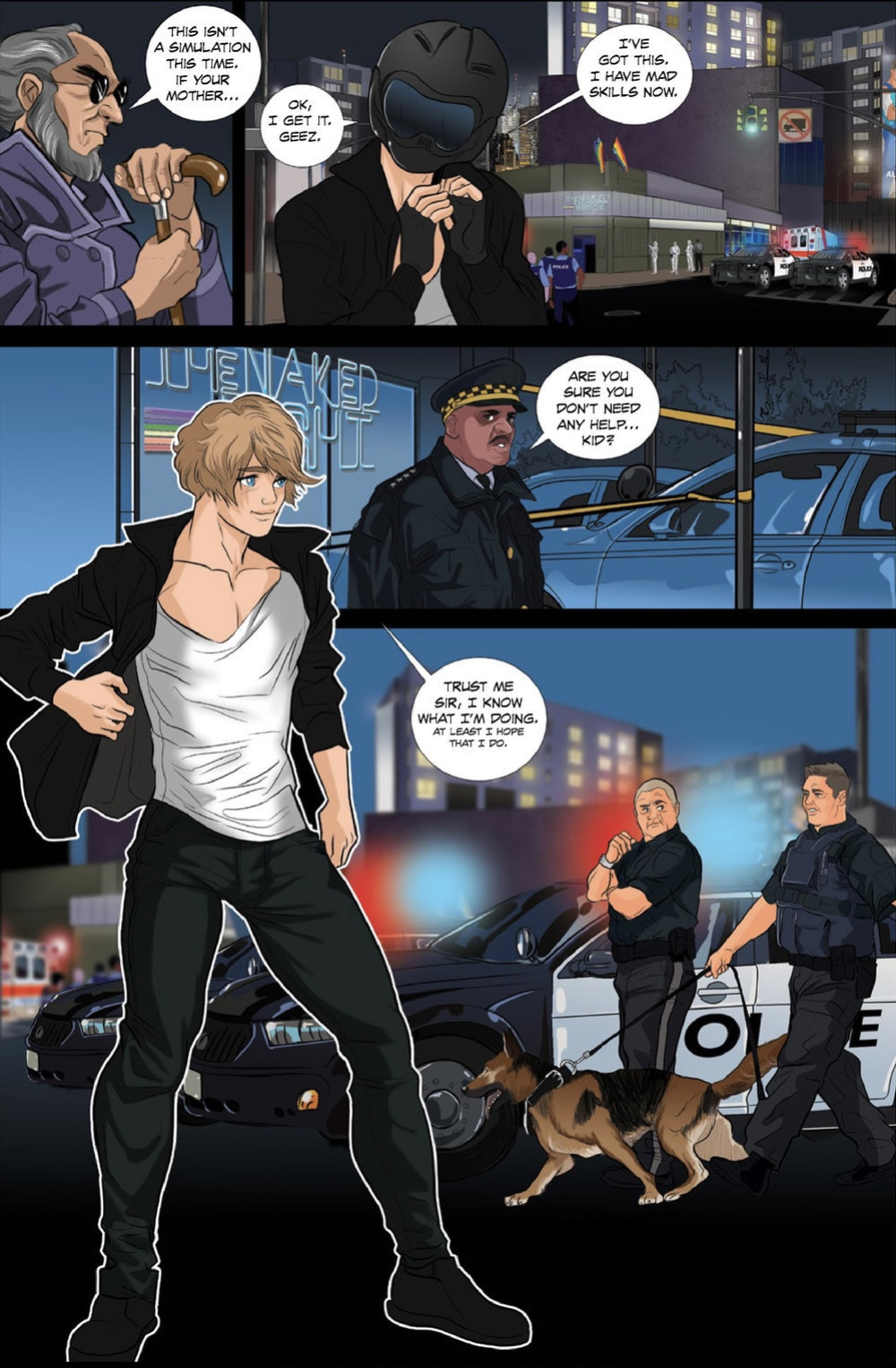 [Sunny Victor] Tales of the Naked Knight #1: Club Story 1 [Eng]