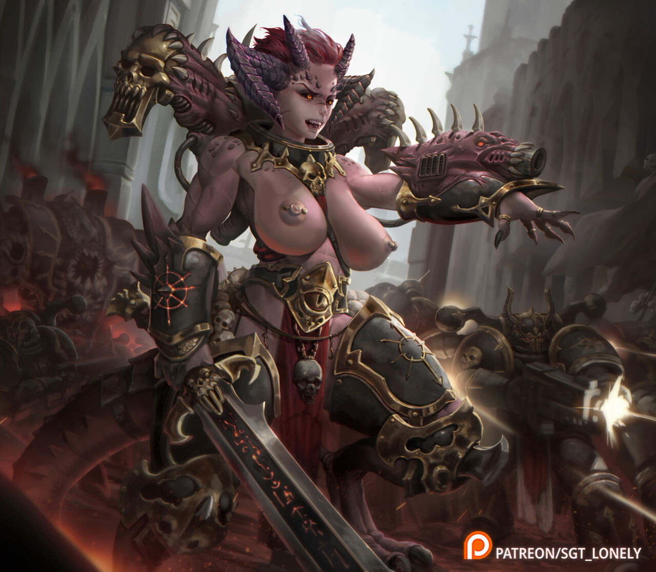 [sgt_lonely] Daemonettes of Slaanesh / Chaos (Warhammer 40K)