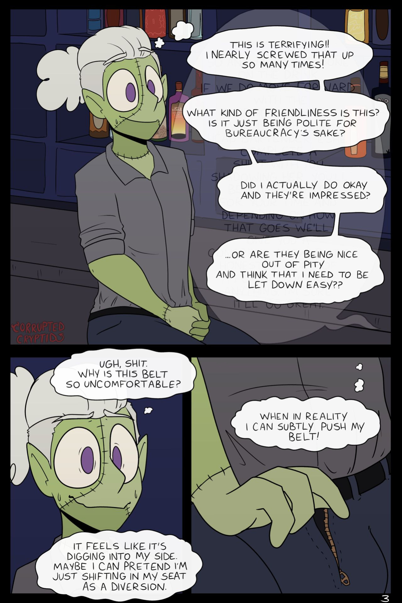 [CorruptedCryptid] Club Lamashtu (NSFW Comic)