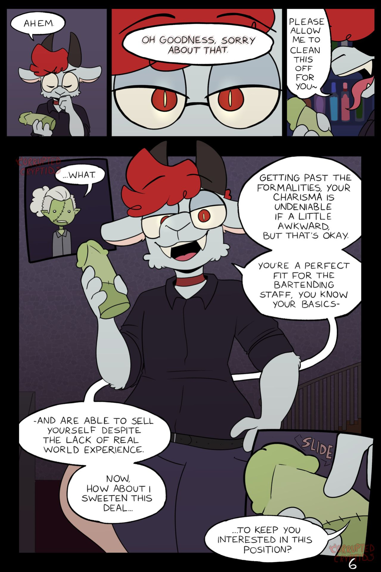 [CorruptedCryptid] Club Lamashtu (NSFW Comic)
