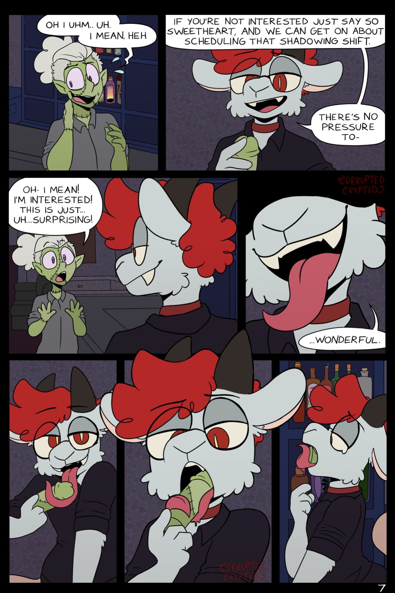 [CorruptedCryptid] Club Lamashtu (NSFW Comic)