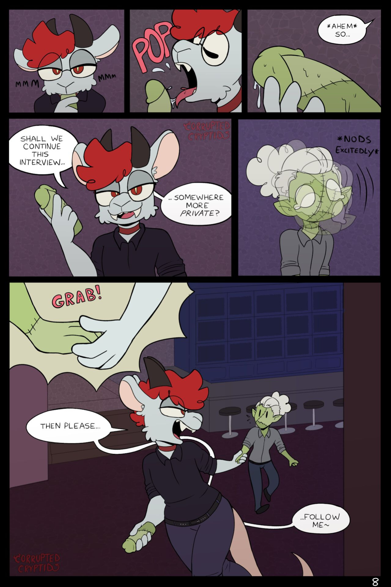 [CorruptedCryptid] Club Lamashtu (NSFW Comic)