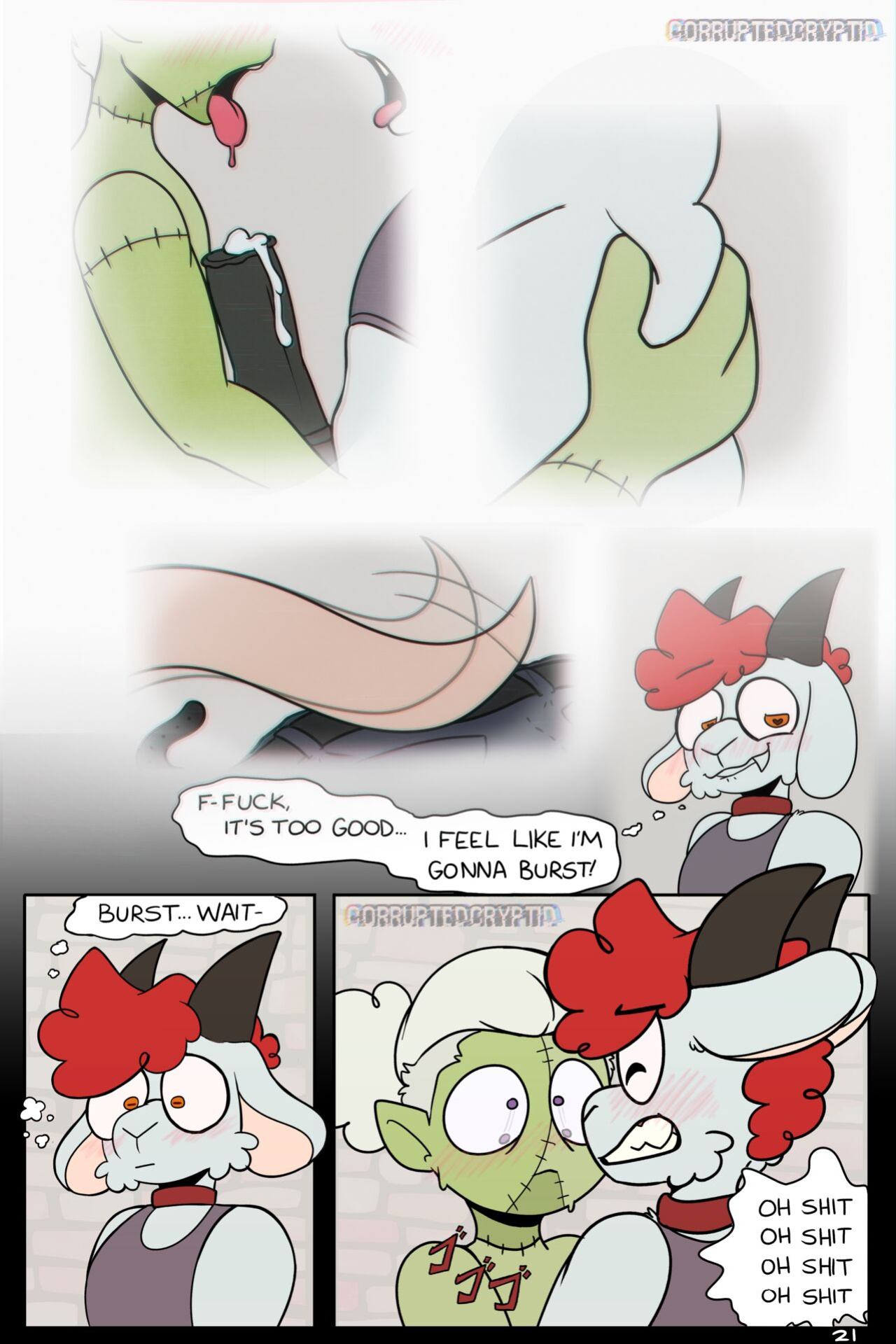 [CorruptedCryptid] Club Lamashtu (NSFW Comic)
