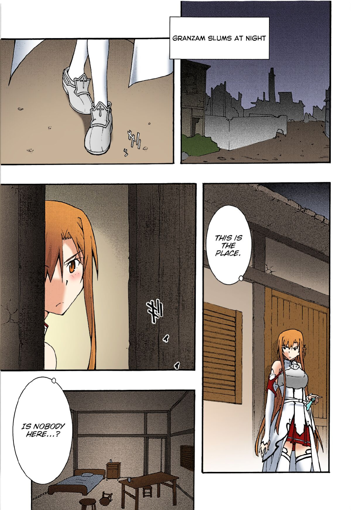 [sandglass (Uyuu Atsuno)] ochiru -asuna3- (Sword Art Online) [Brolen/Nisor][Colorized]