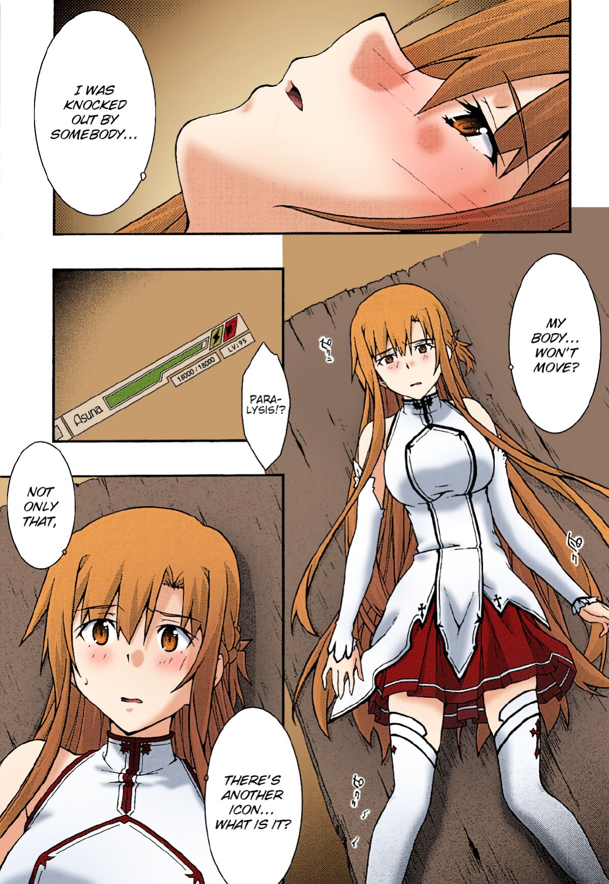 [sandglass (Uyuu Atsuno)] ochiru -asuna3- (Sword Art Online) [Brolen/Nisor][Colorized]