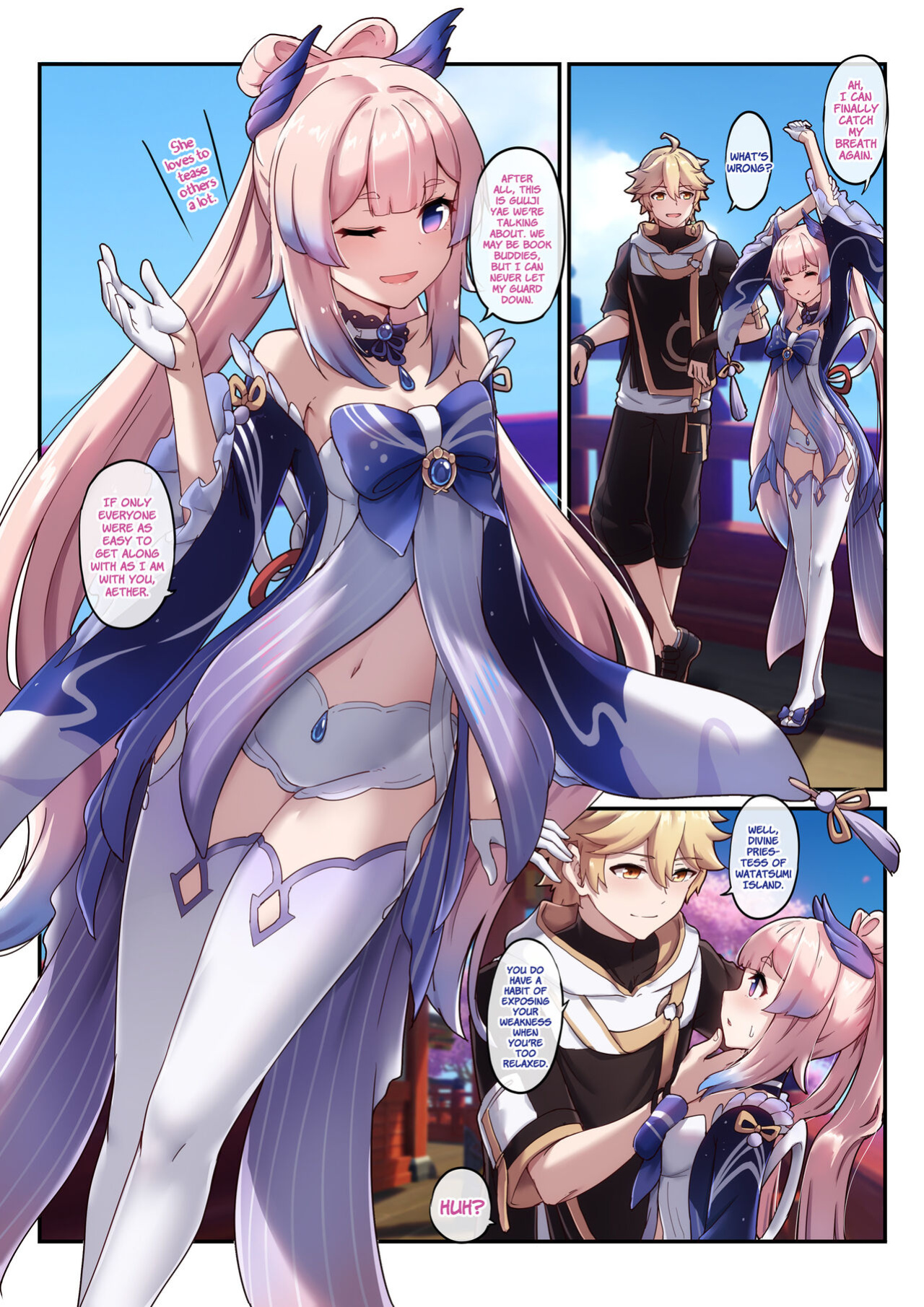 [Longow Flintlock] Kokomi & Miko: Love is war (Genshin Impact) [LunaticSeibah]