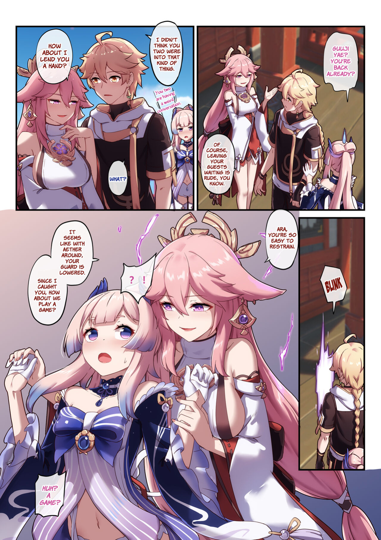 [Longow Flintlock] Kokomi & Miko: Love is war (Genshin Impact) [LunaticSeibah]