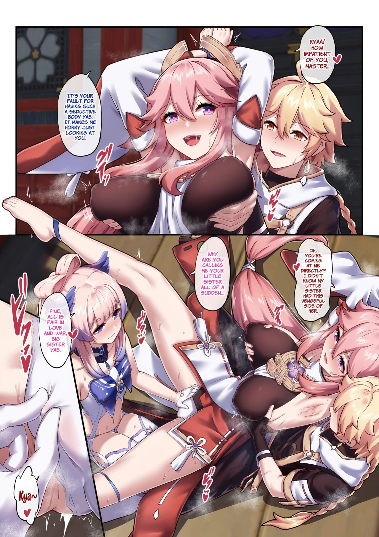 [Longow Flintlock] Kokomi & Miko: Love is war (Genshin Impact) [LunaticSeibah]