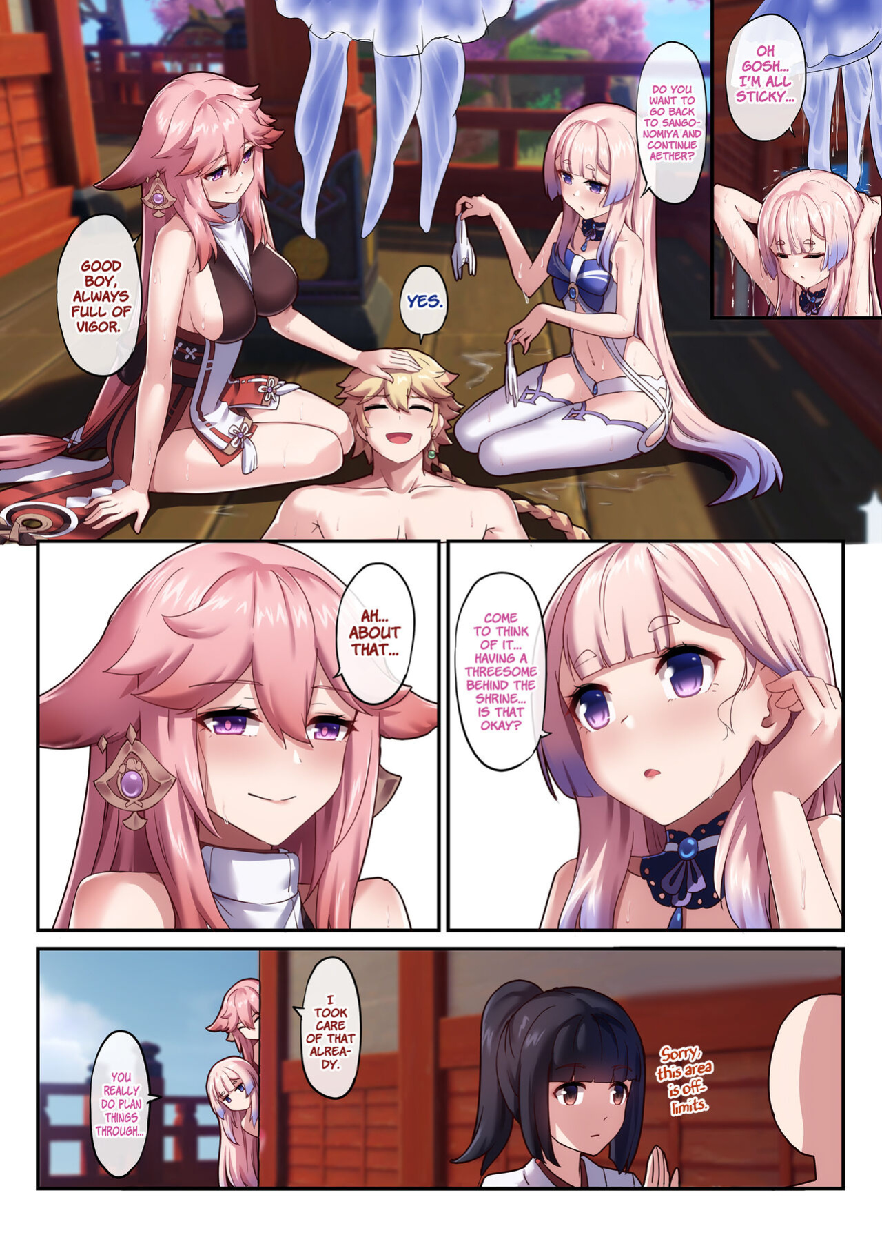 [Longow Flintlock] Kokomi & Miko: Love is war (Genshin Impact) [LunaticSeibah]