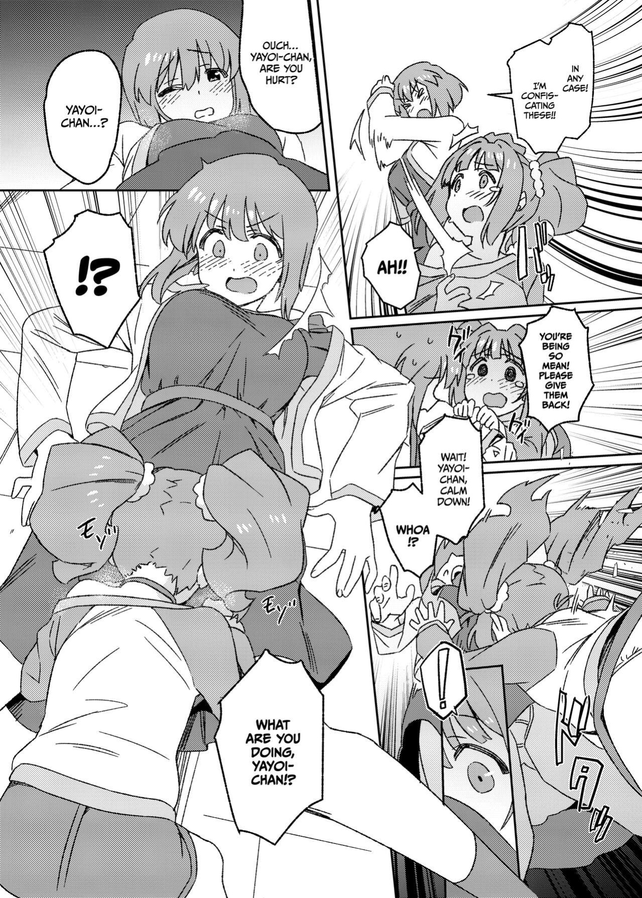 [Suimitsutou Koubou (Momo no Suidousui)] Yuki Chinpo Futanari Yukiho no Nioi de Yayoi ga Trip shichau Hon (THE iDOLM@STER) {Hennojin}