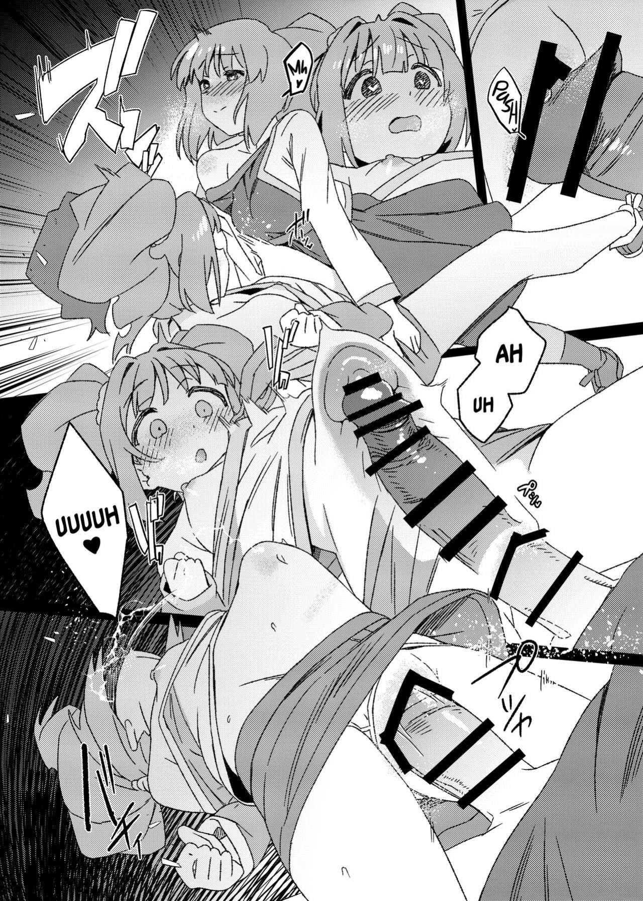 [Suimitsutou Koubou (Momo no Suidousui)] Yuki Chinpo Futanari Yukiho no Nioi de Yayoi ga Trip shichau Hon (THE iDOLM@STER) {Hennojin}