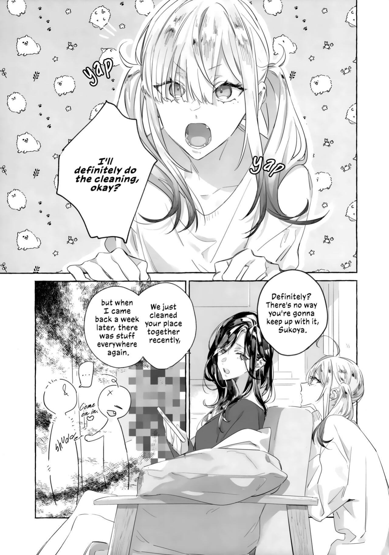 [Sleeper (Nekomura)] Gomen ne, xxx Dekinakute | I'm Sorry, I Can't xxx (Shirayuki Tomoe, Sukoya Kana) [Sappho Scans]
